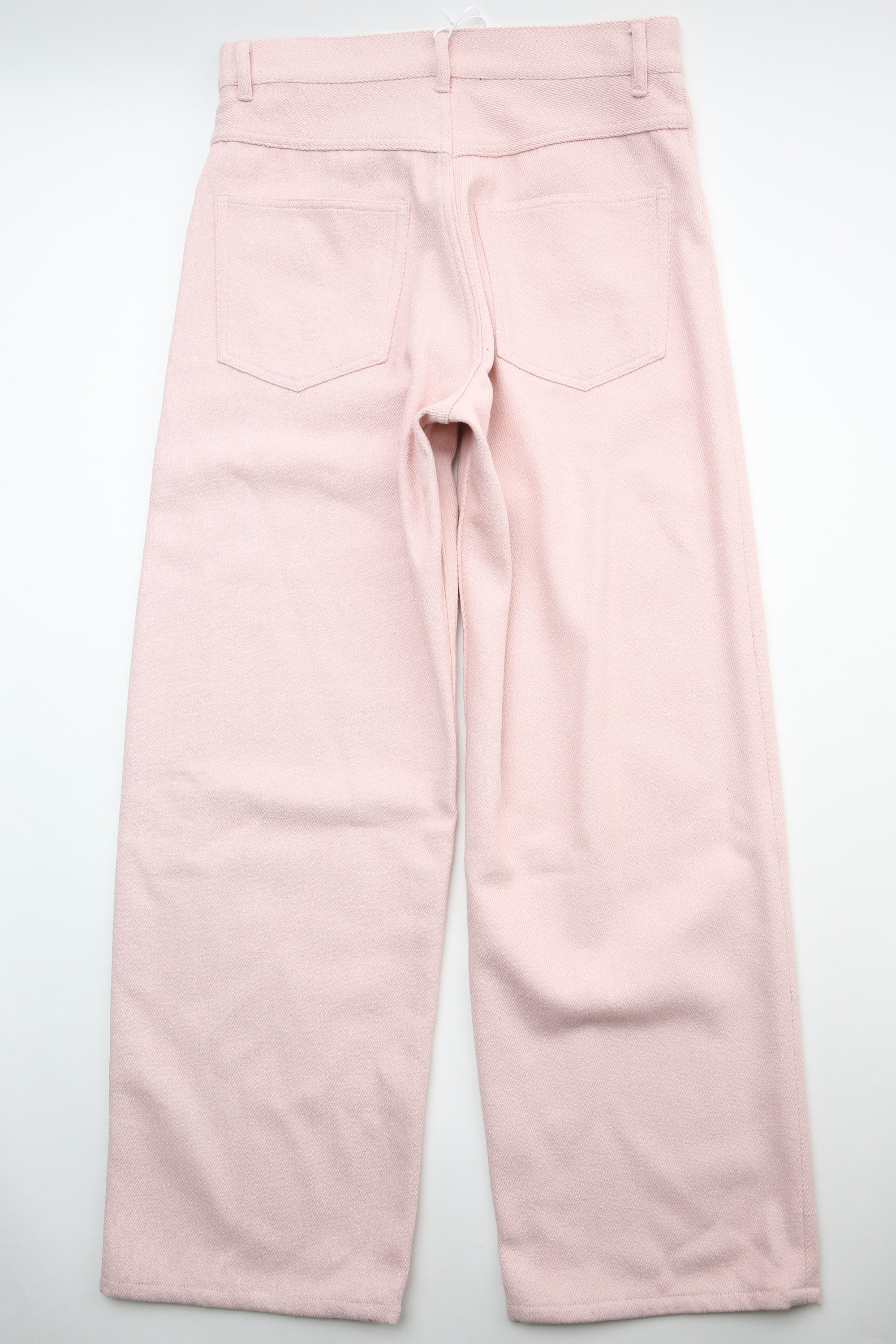 Auralee Silk Nep Denim 5P Wide Pants - Dusty Pink – Totem Brand Co.