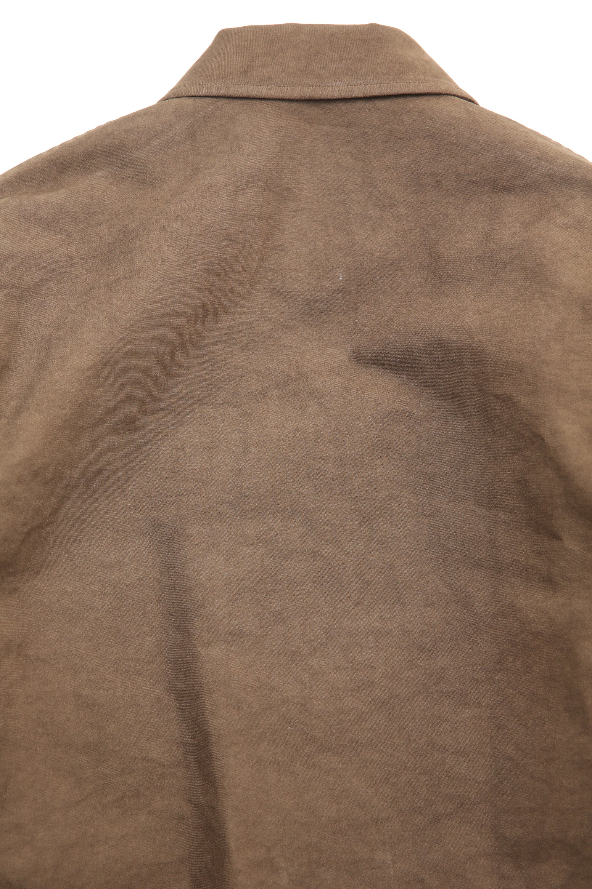 Auralee Garment-Dyed Organic Cotton Heavy Twill Short Work Jacket