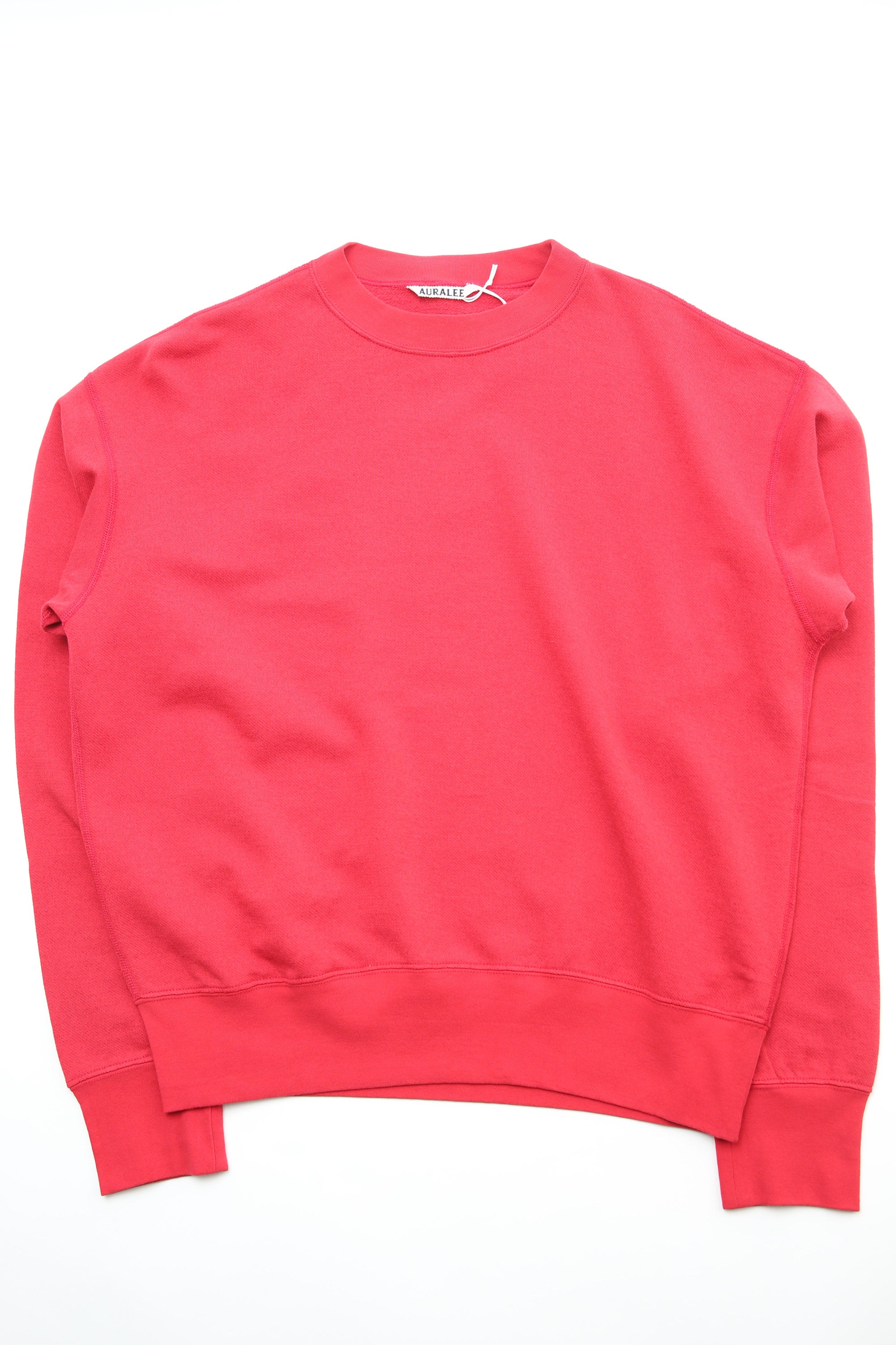 AURALEE HIGH TWIST LIGHT SWEAT P/O サイズ　4 Auralee High Twist Light Sweat P/O - Red – Totem Brand Co.