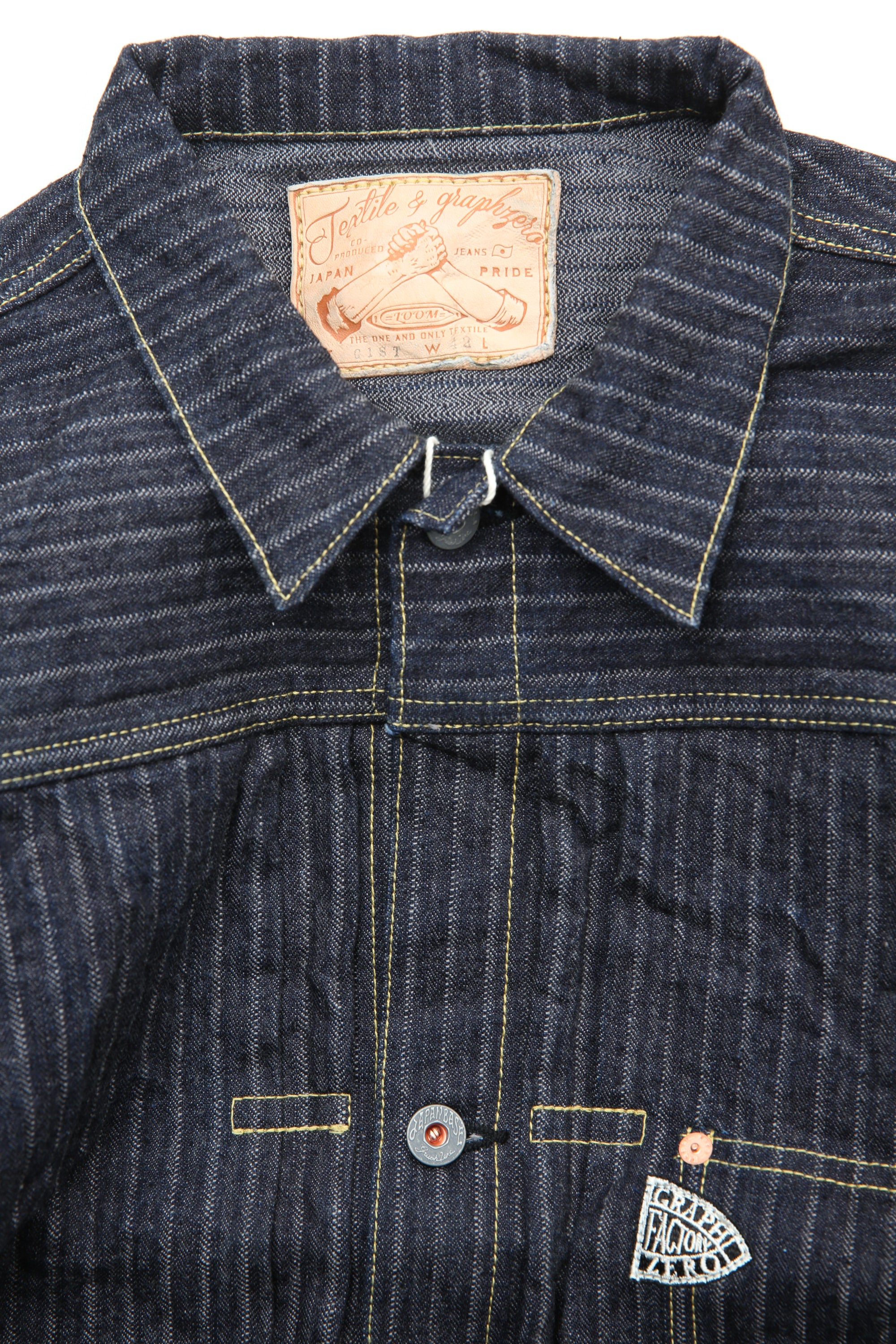 Graph Zero WWII 1ST Type 1 Jean Jacket - Needle Pull HB. ST (One