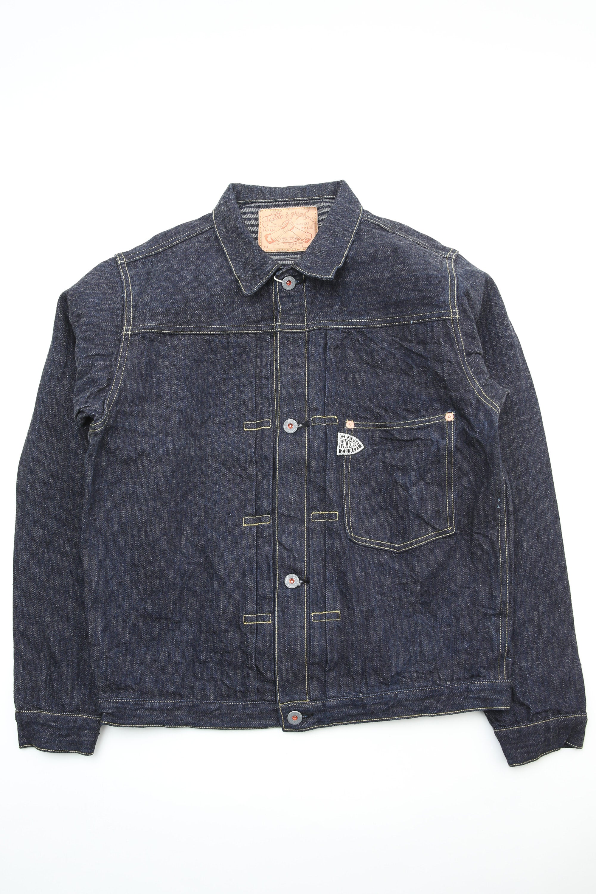 Graph Zero WWⅡ 1ST Type 1 Jean Jacket - Hickory HC (One Wash