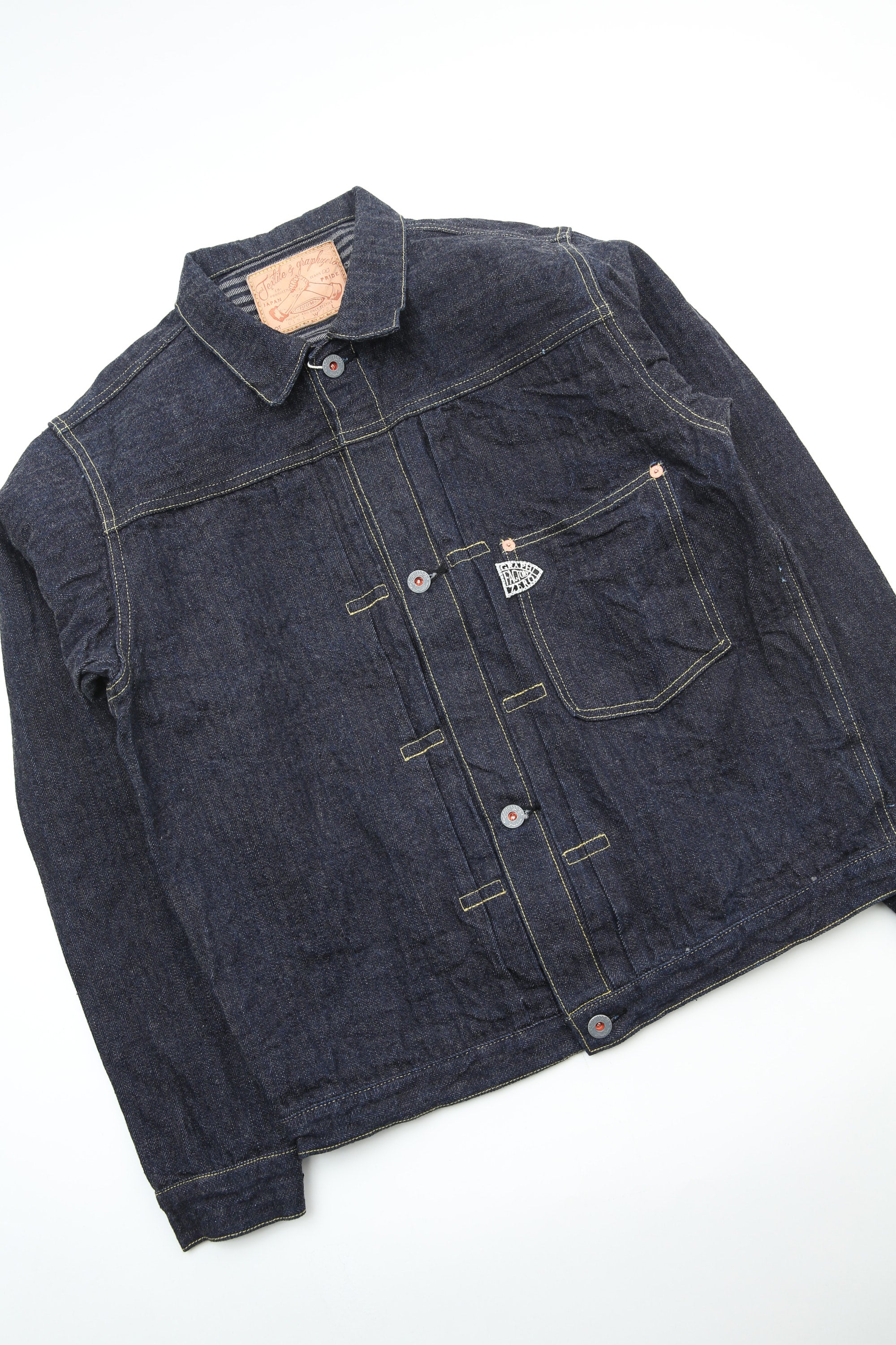Graph Zero WWⅡ 1ST Type 1 Jean Jacket - Hickory HC (One Wash
