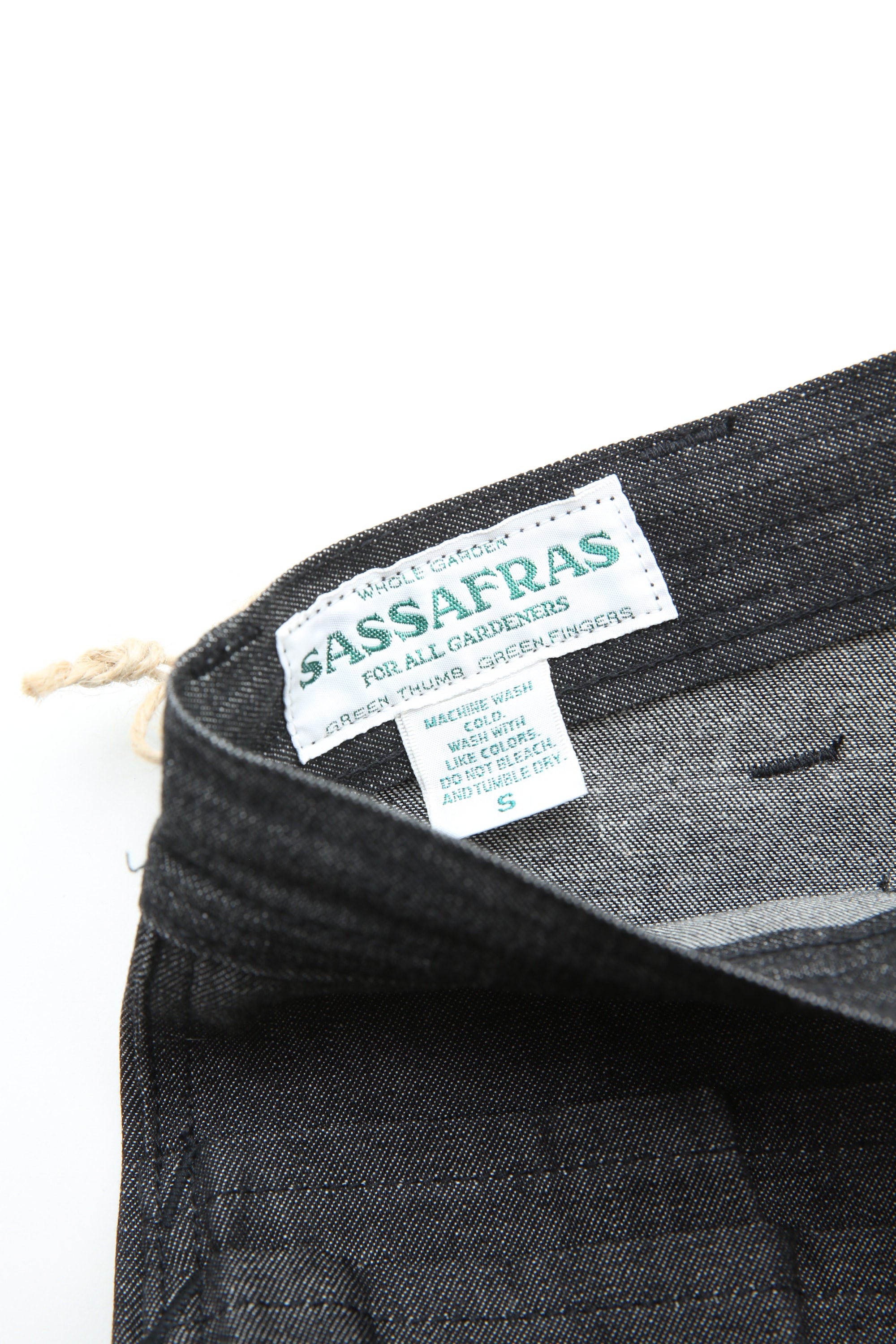 Sassafras Landscaper Grown Pants - Black Raw 8oz Denim – Totem