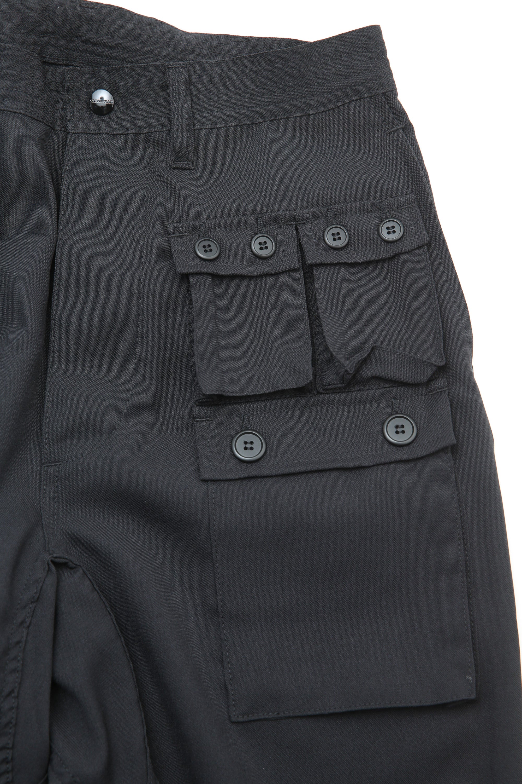 Sassafras G.D.U. Pants - Black Woolino – Totem Brand Co.