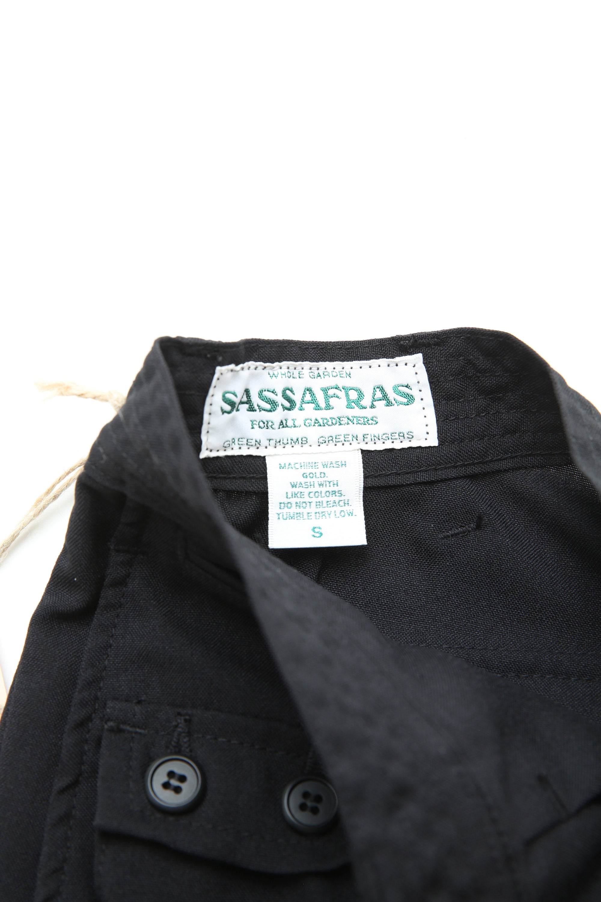 Sassafras G.D.U. Pants - Black Woolino – Totem Brand Co.