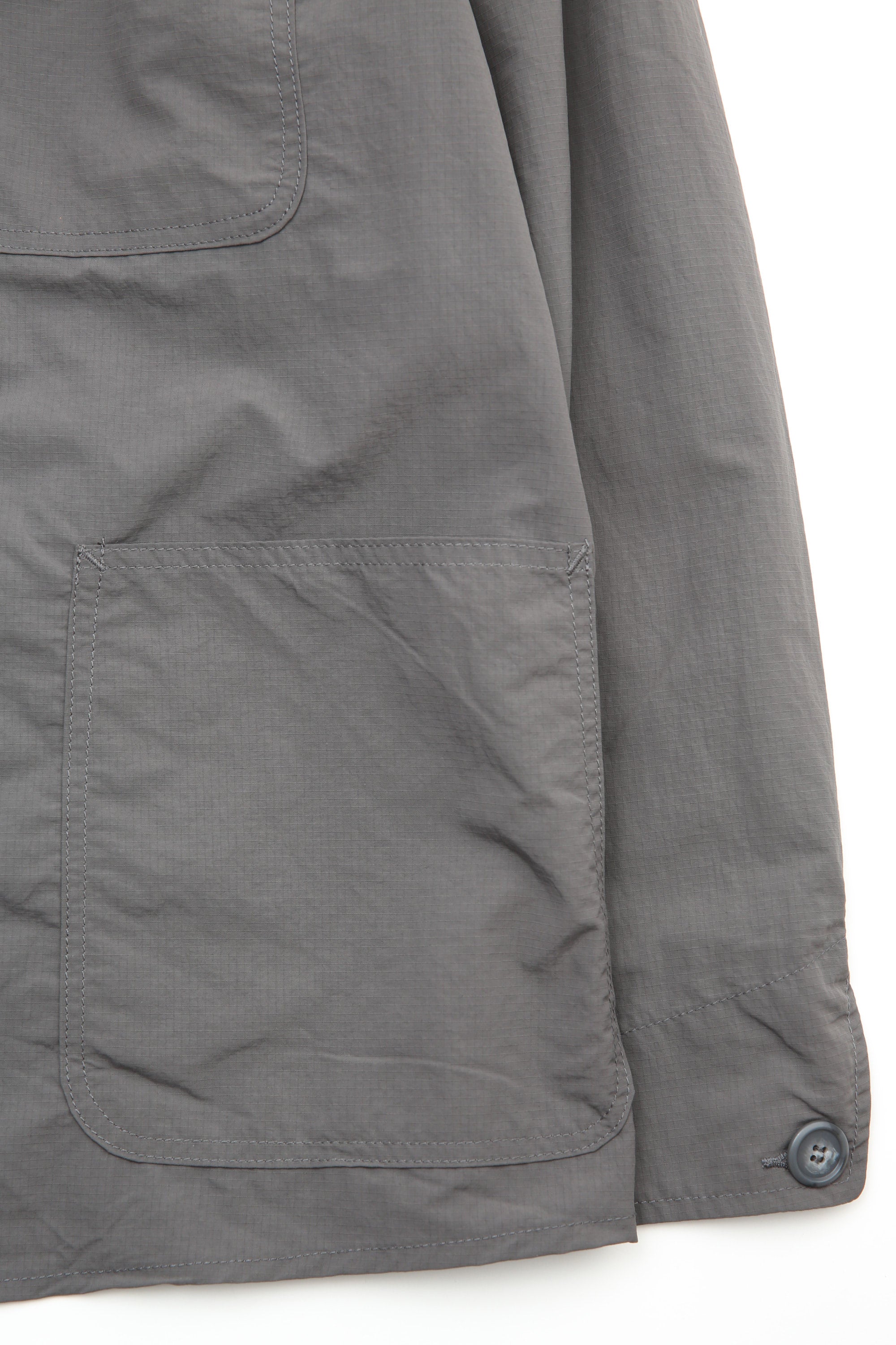 Sassafras Sprayer Jacket - Charcoal Nylon Ripstop – Totem Brand Co.