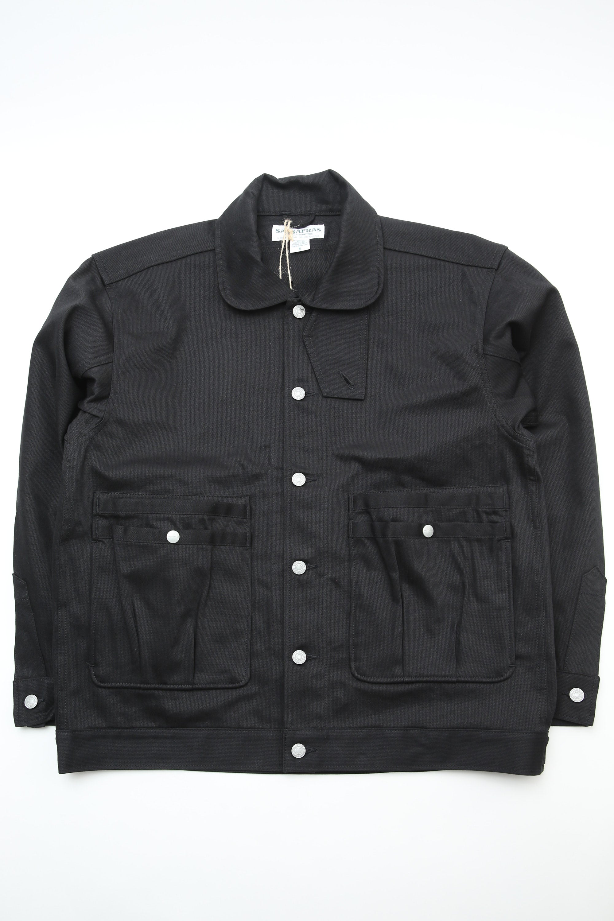 Sassafras Overgrown Trug Jacket - Black Pique – Totem Brand Co.