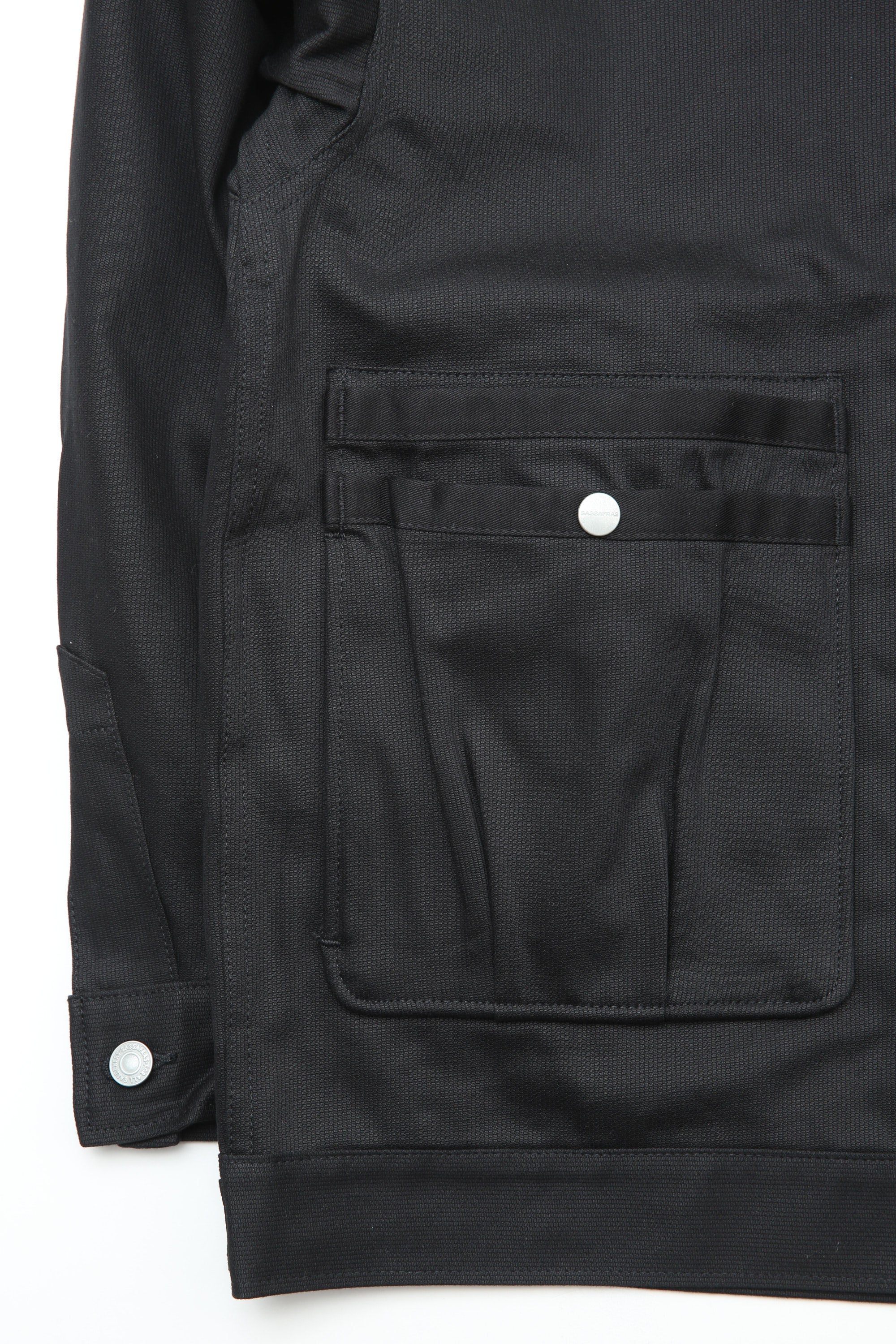 Sassafras Overgrown Trug Jacket - Black Pique – Totem Brand Co.