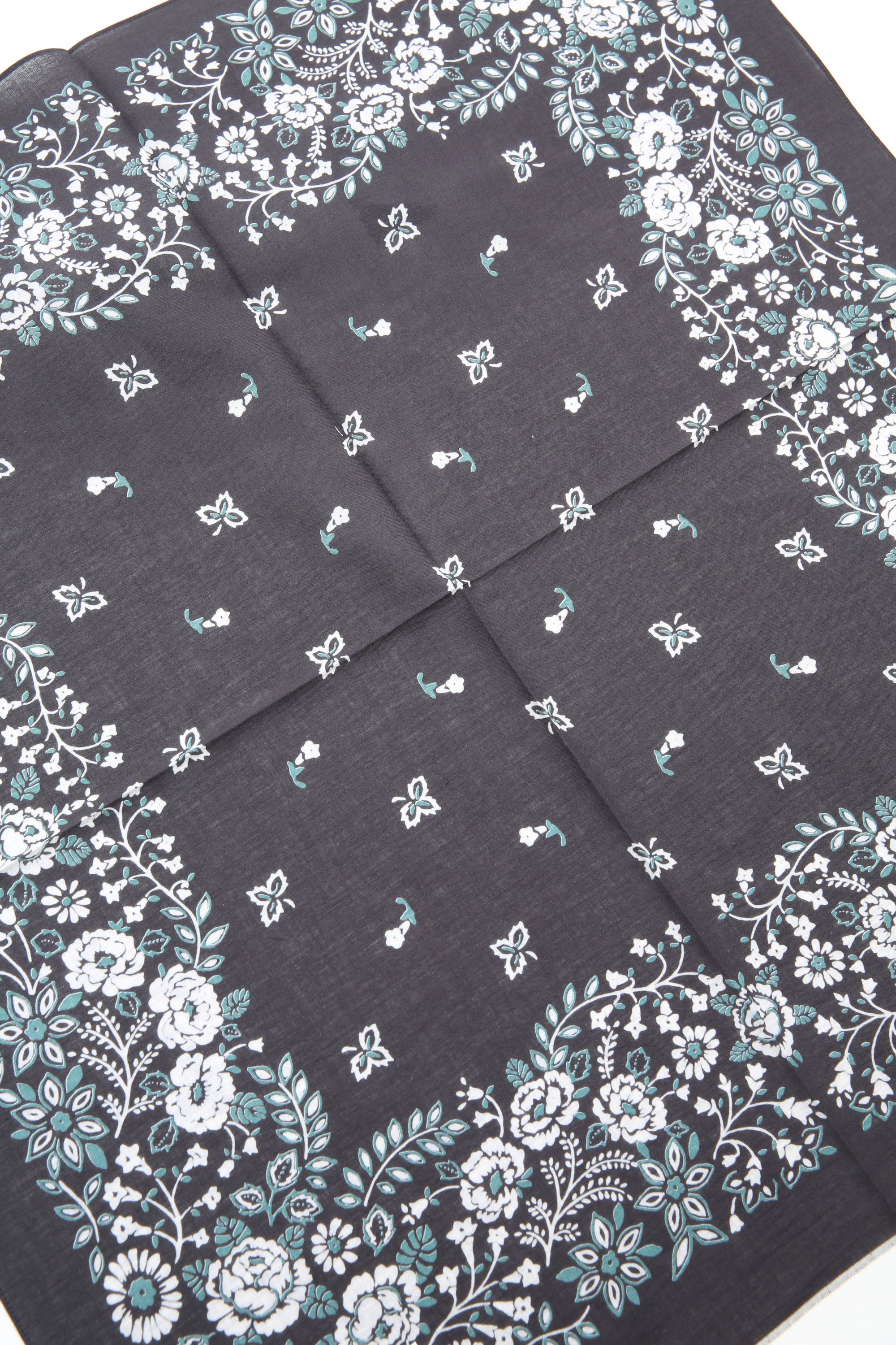 Kapital Fastcolor Selvedge Bandanna (CHURCHILL GARDEN) 30x30