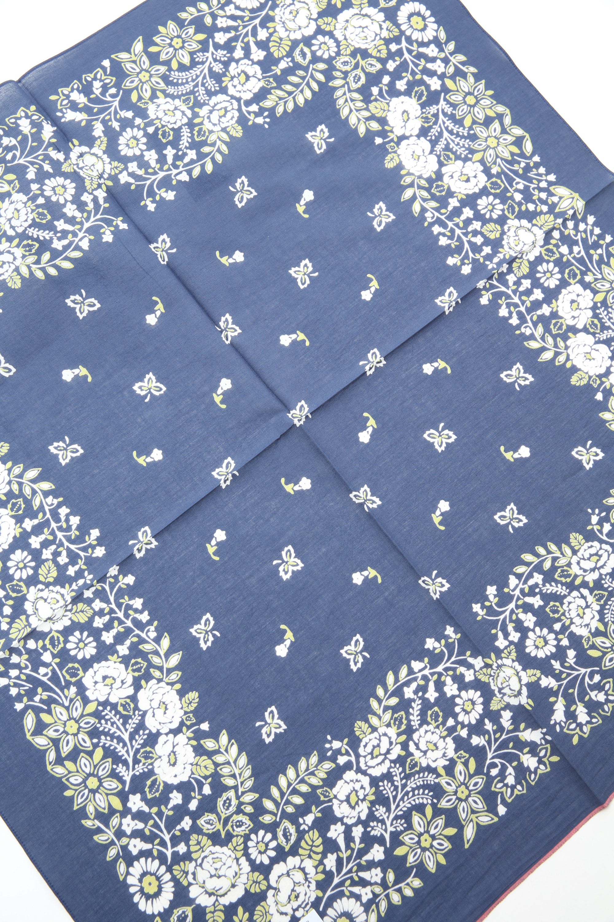 Kapital Fastcolor Selvedge Bandanna (CHURCHILL GARDEN) 30x30