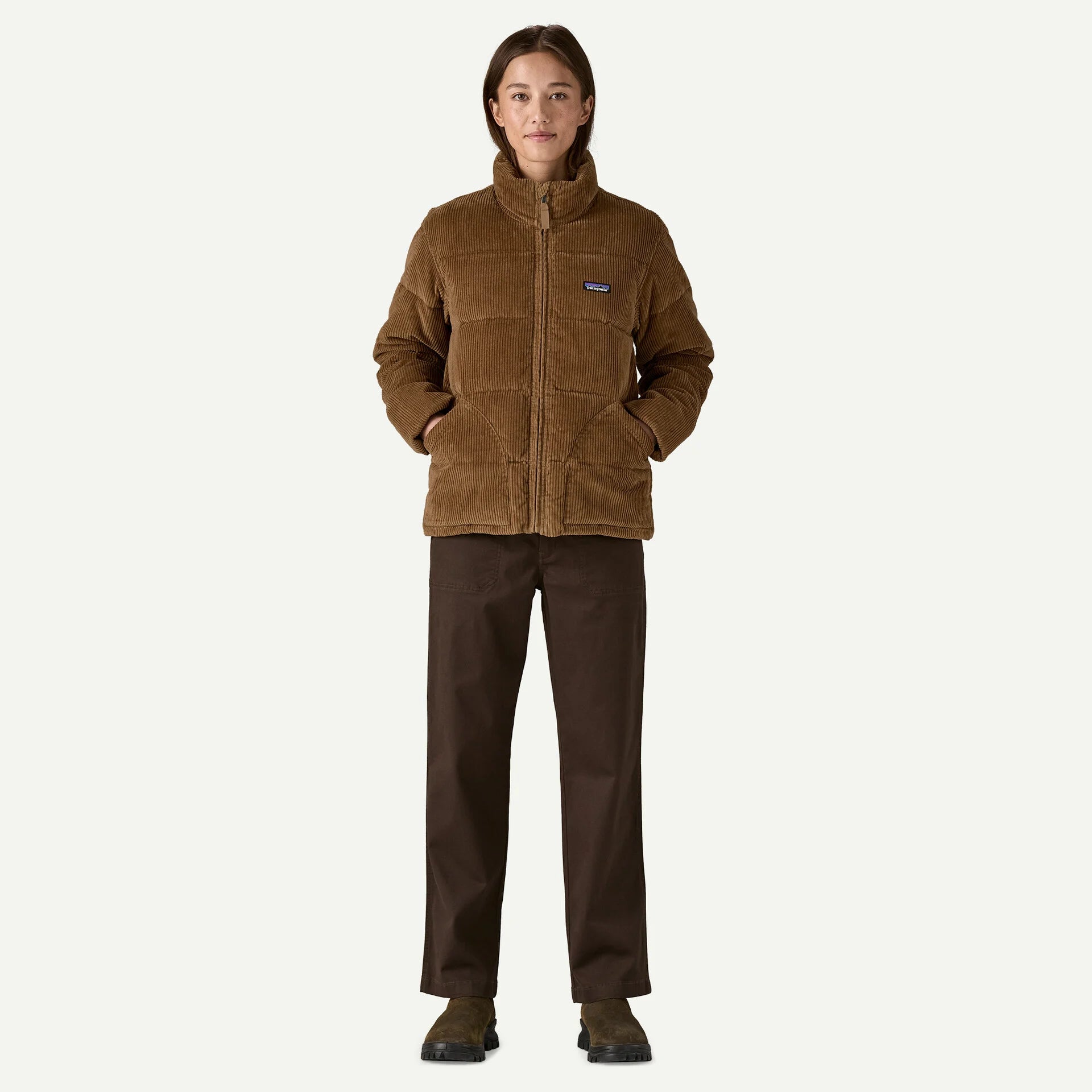 Patagonia ブラウン フリース コーデュロイ Patagonia Women's Cord Fjord Jacket - Deer Brown – Totem Brand Co.