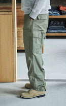 orSlow Vintage Fit 6 Pocket Cargo Pants Unisex - ARMY GREEN 76 
