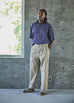 OrSlow Two Tuck Wide Trousers (Unisex) - Khaki