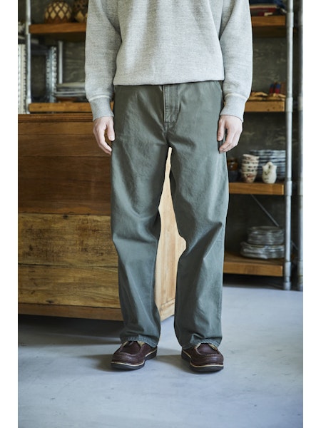 orSlow Dad's Fit Oxford Painter Pants - Army Green – Totem Brand Co.