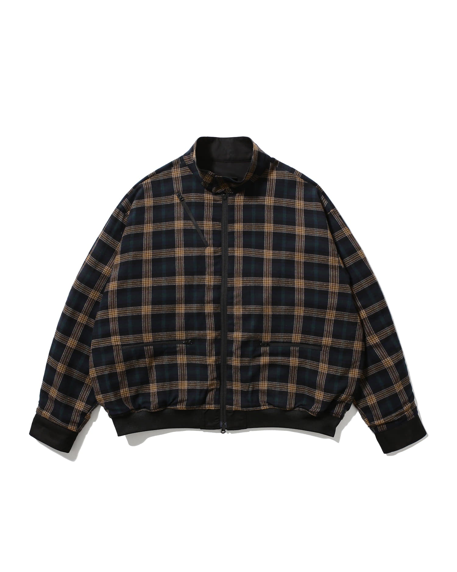 Anglan Double Pocket Harrington Jacket - Black – Totem Brand Co.