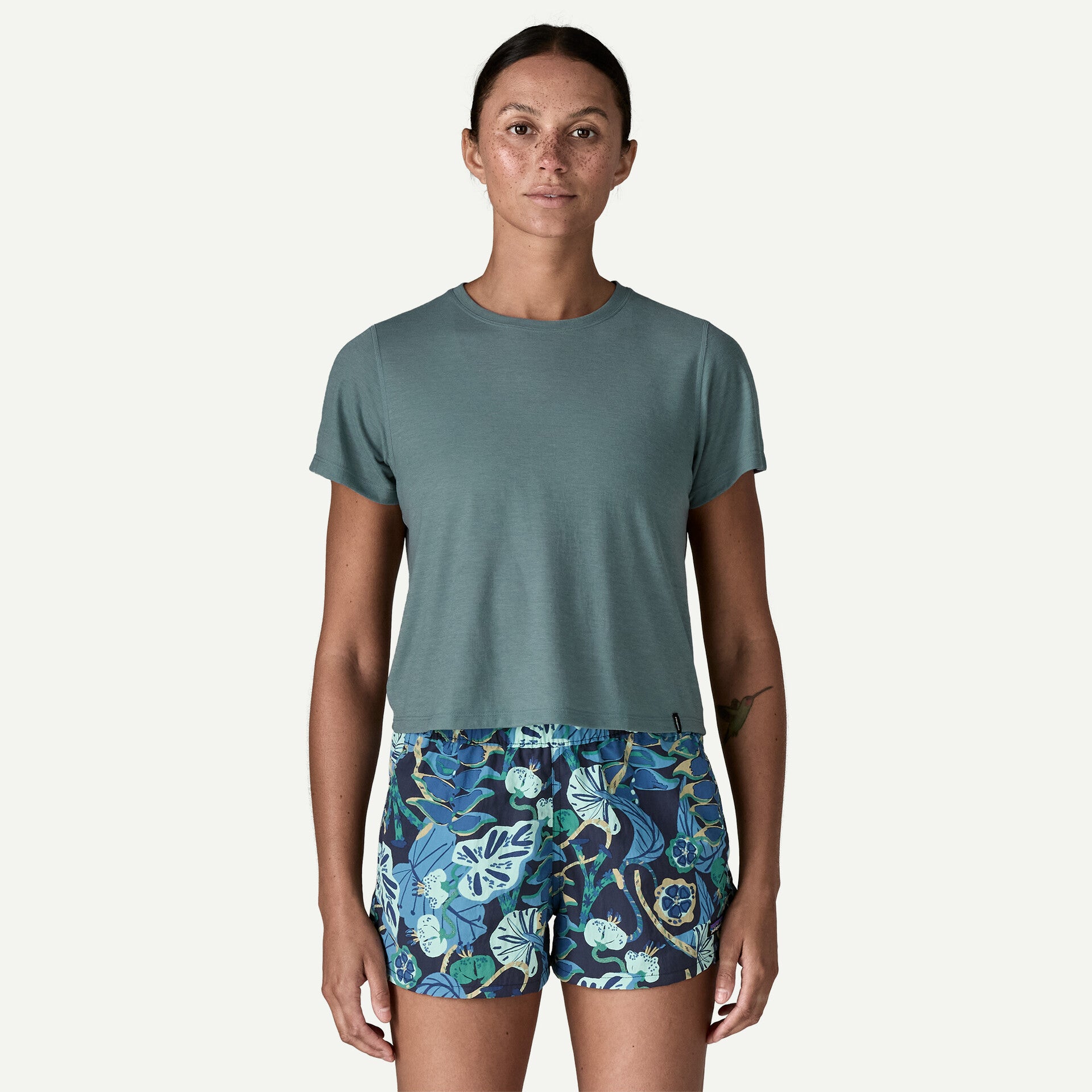 Patagonia Women's Capilene® Cool Trail Cropped Shirt - Blue Sage