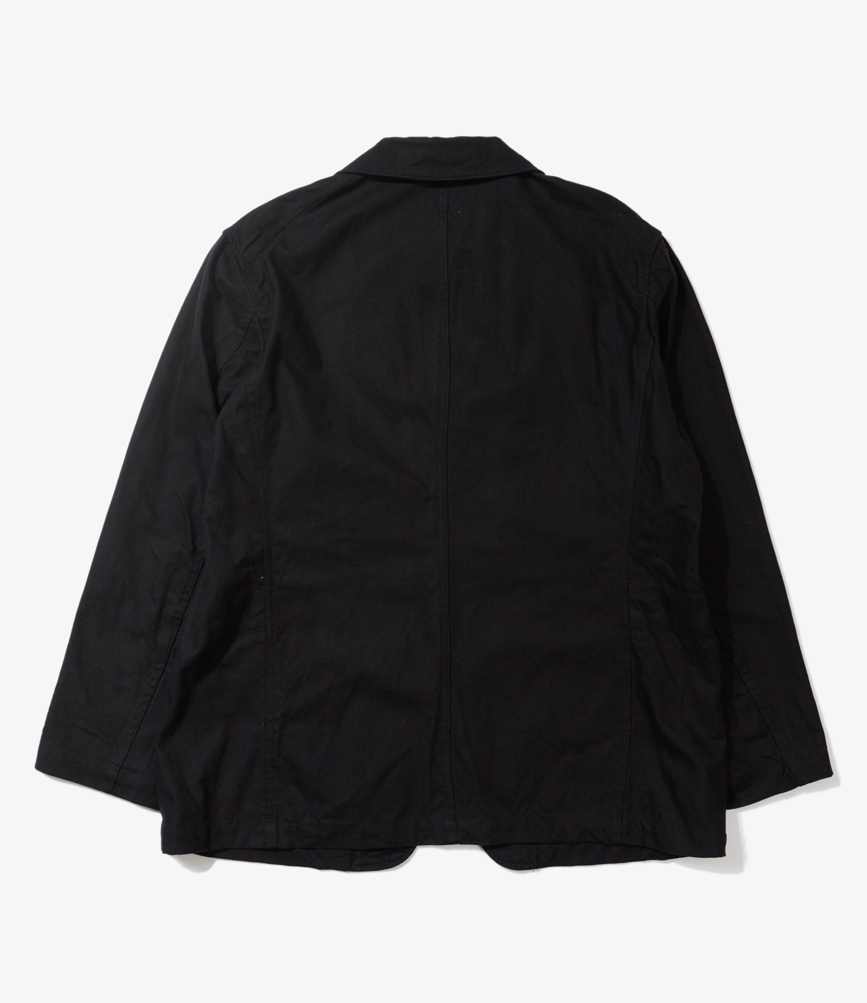 Engineered Garments Bedford Jacket - Black Cotton Brushed HB - XS