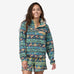 Patagonia Women's Lightweight Synchilla® Snap-T® Fleece Pullover - High Hopes Geo: Salamander Green