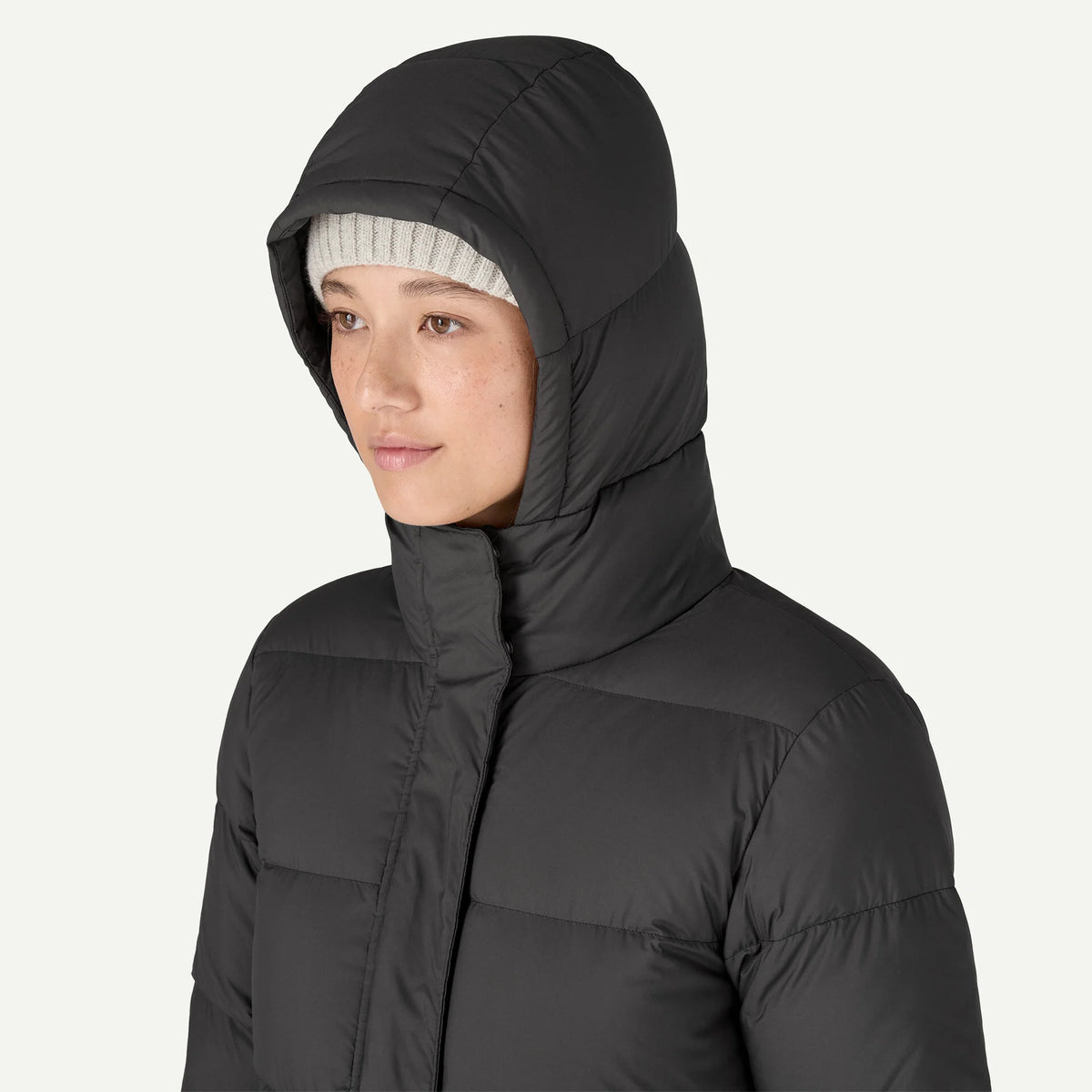 Patagonia Women's Silent Down Long Parka - Black – Totem Brand Co. Patagonia Women's Silent Down Long Parka - Black – Totem Brand Co.