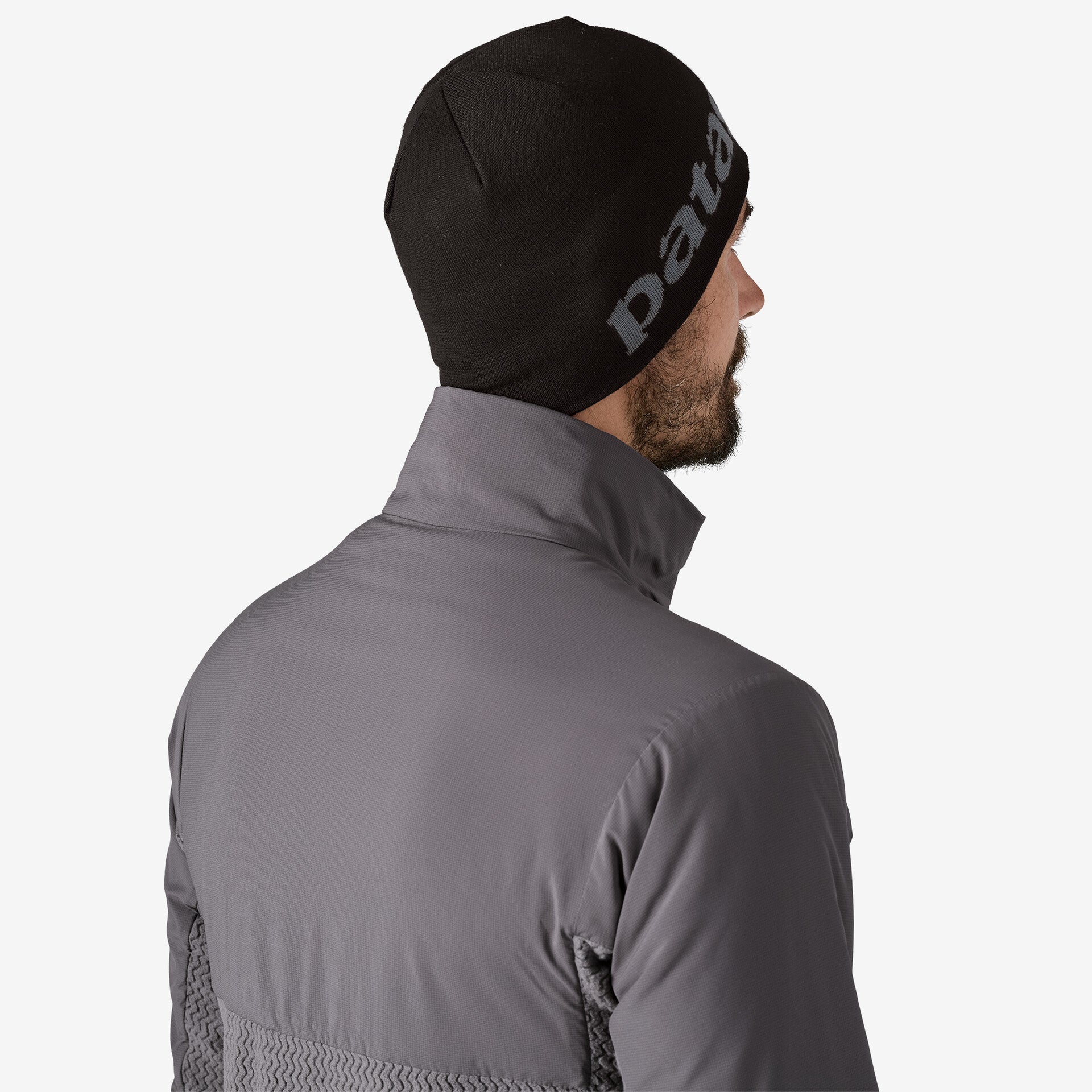 Patagonia Beanie Hat Logo Belwe: Black – Totem Brand