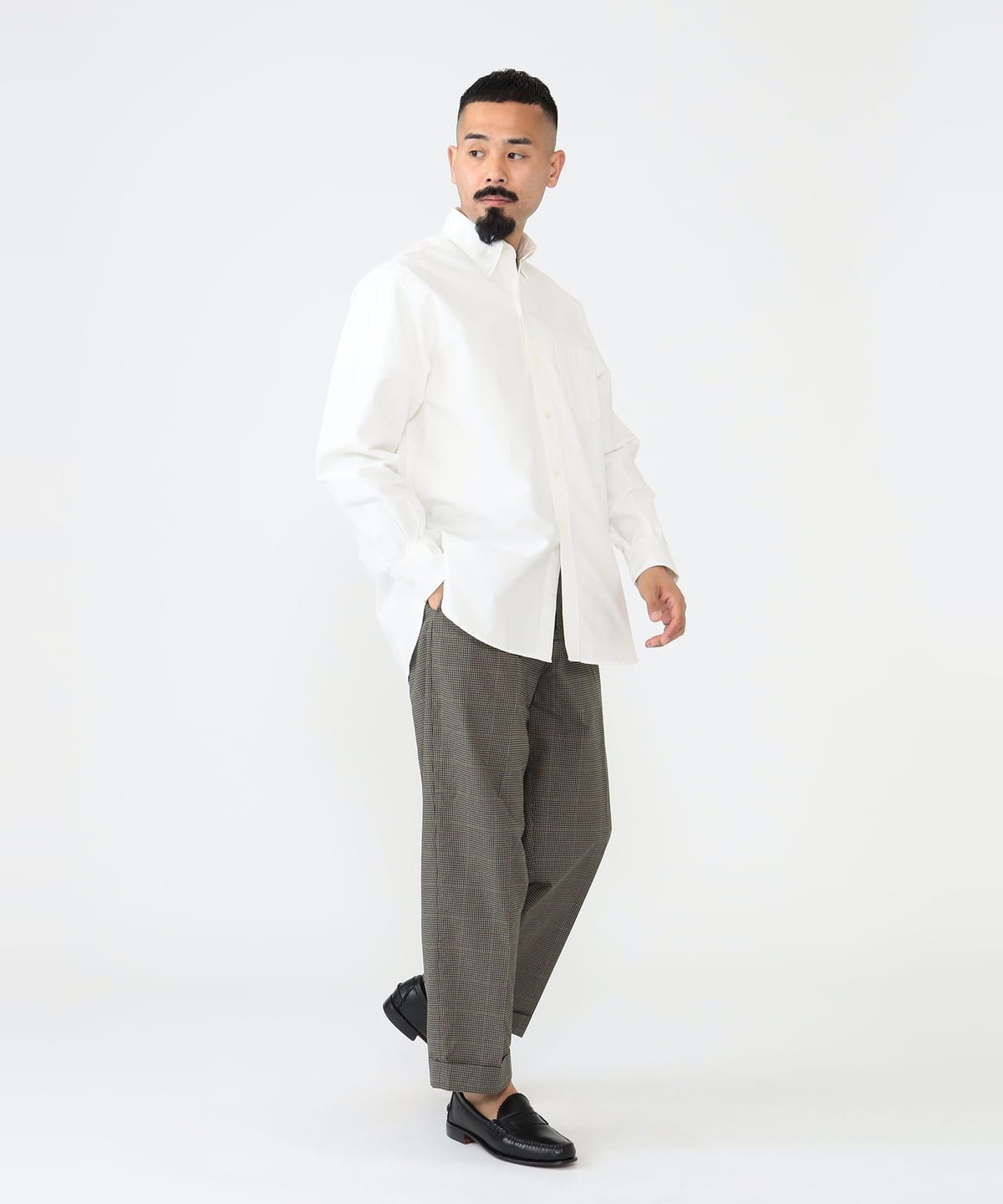 Beams Plus B.D. Classic-fit American Oxford - White – Totem Brand Co.