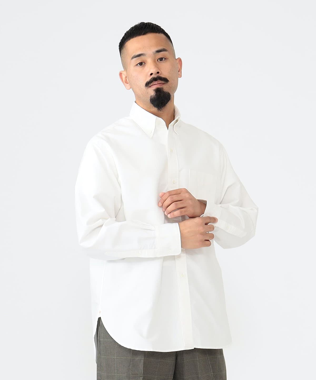 Beams Plus B.D. Classic-fit American Oxford - White – Totem Brand Co.