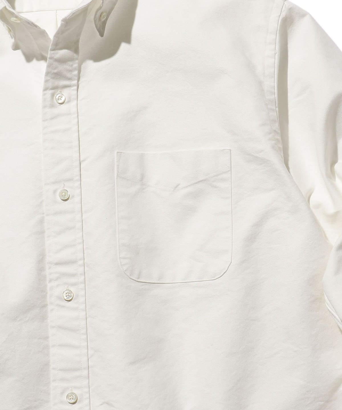 Beams Plus B.D. Classic-fit American Oxford - White – Totem Brand Co.