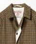 Beams Plus Balmacaan Collar Coat Harris Tweed - GUN CLUB CHK