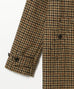 Beams Plus Balmacaan Collar Coat Harris Tweed - GUN CLUB CHK