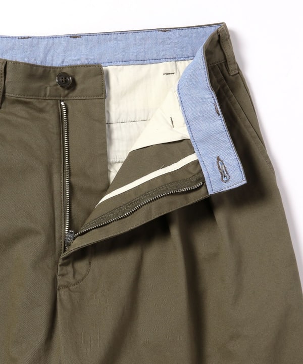 Beams Plus 2 Pleats Tapered Twill - Olive – Totem Brand Co.