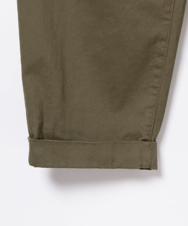 Beams Plus 2 Pleats Tapered Twill - Olive – Totem Brand Co. Beams Plus 2 Pleats Tapered Twill - Olive – Totem Brand Co.