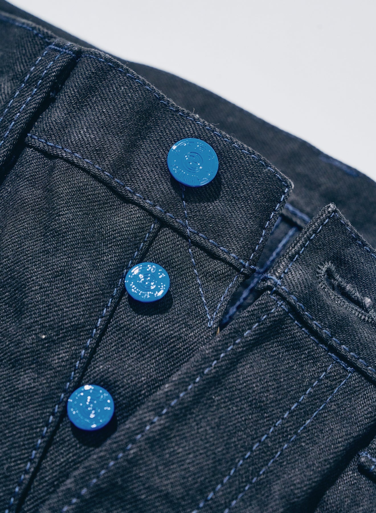 Samurai Jeans Aoki Tachikage 15oz Black-on-Blue Regular Straight
