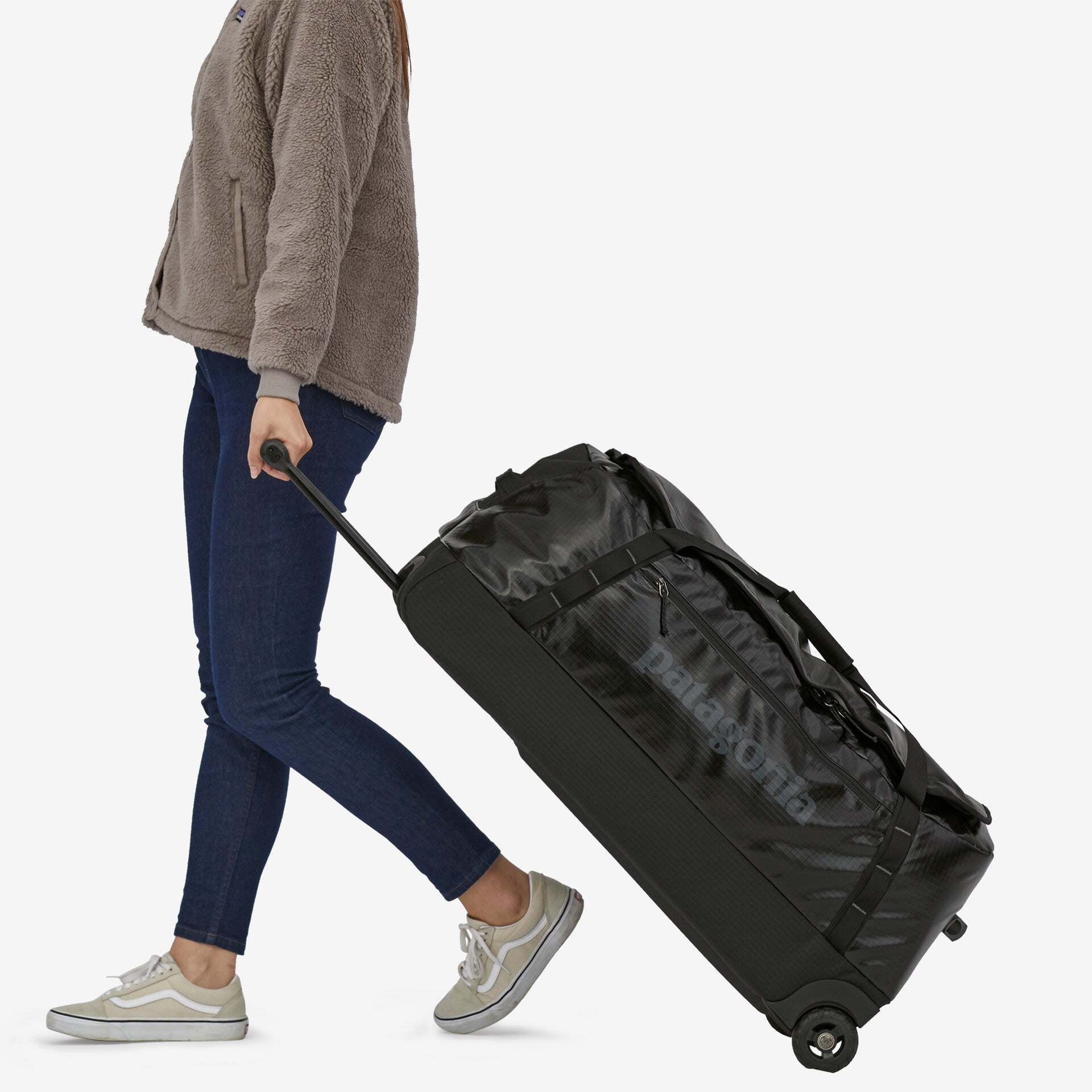 patagonia black hole wheeled duffel dimensions Patagonia Black Hole Wheeled Duffel 100 L Black
