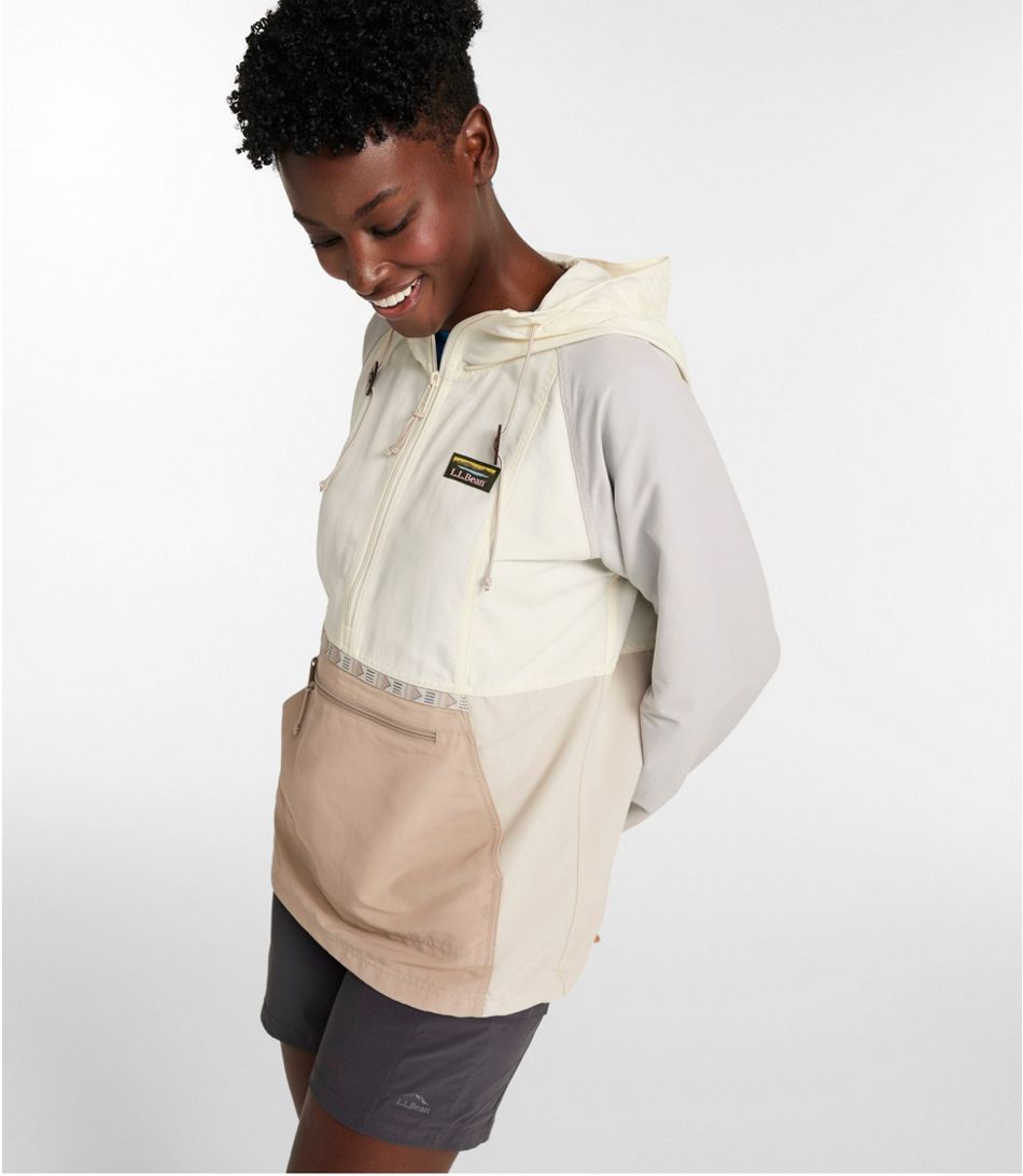 L.L.Bean Women's Mountain Classic Anorak - Paperwhite/Putty