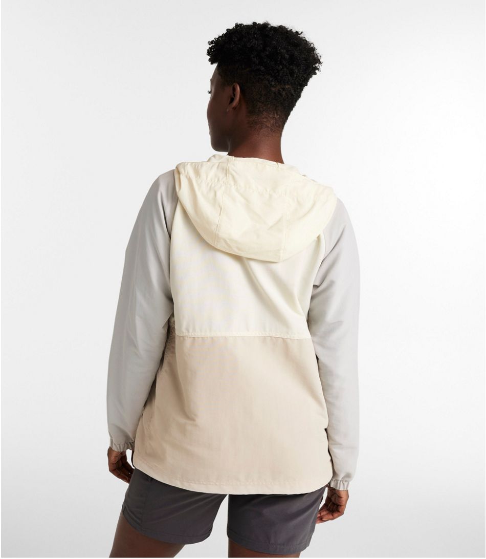 L.L.Bean Women's Mountain Classic Anorak - Paperwhite/Putty