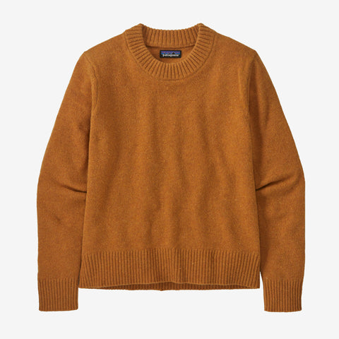 Patagonia Women's Recycled Wool-Blend Crewneck Sweater - Dried Mango