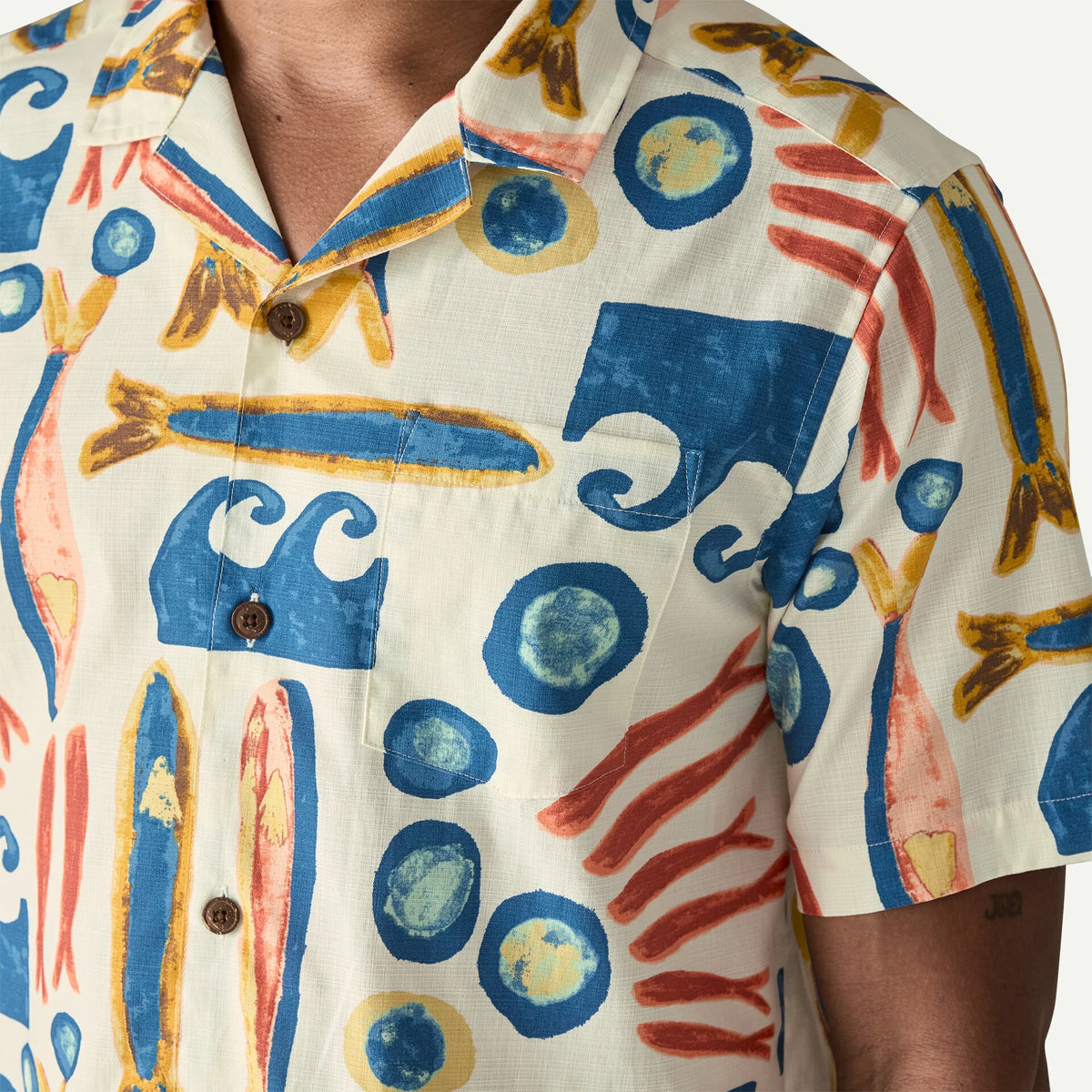 Patagonia Men's Tidal Thread Camp Shirt - In A Tin: Shore Blue