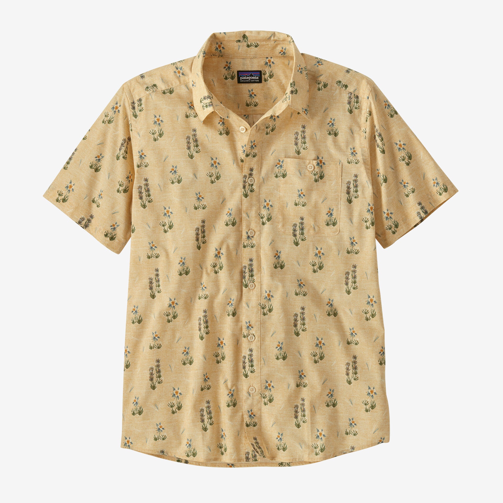 Patagonia Men's Go-To Shirt - Lupine Trail: Beeswax Tan – Totem
