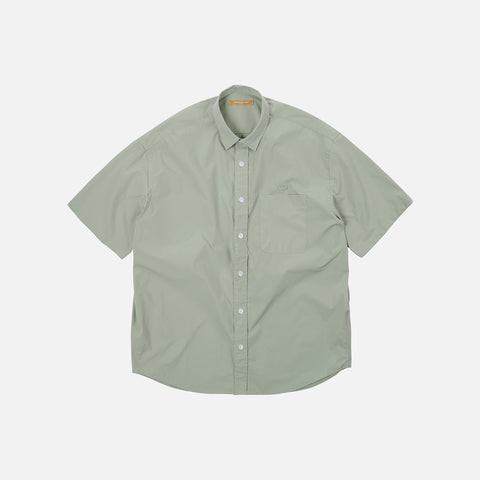 FrizmWorks Og Poplin Oversized Shirt - Light Green