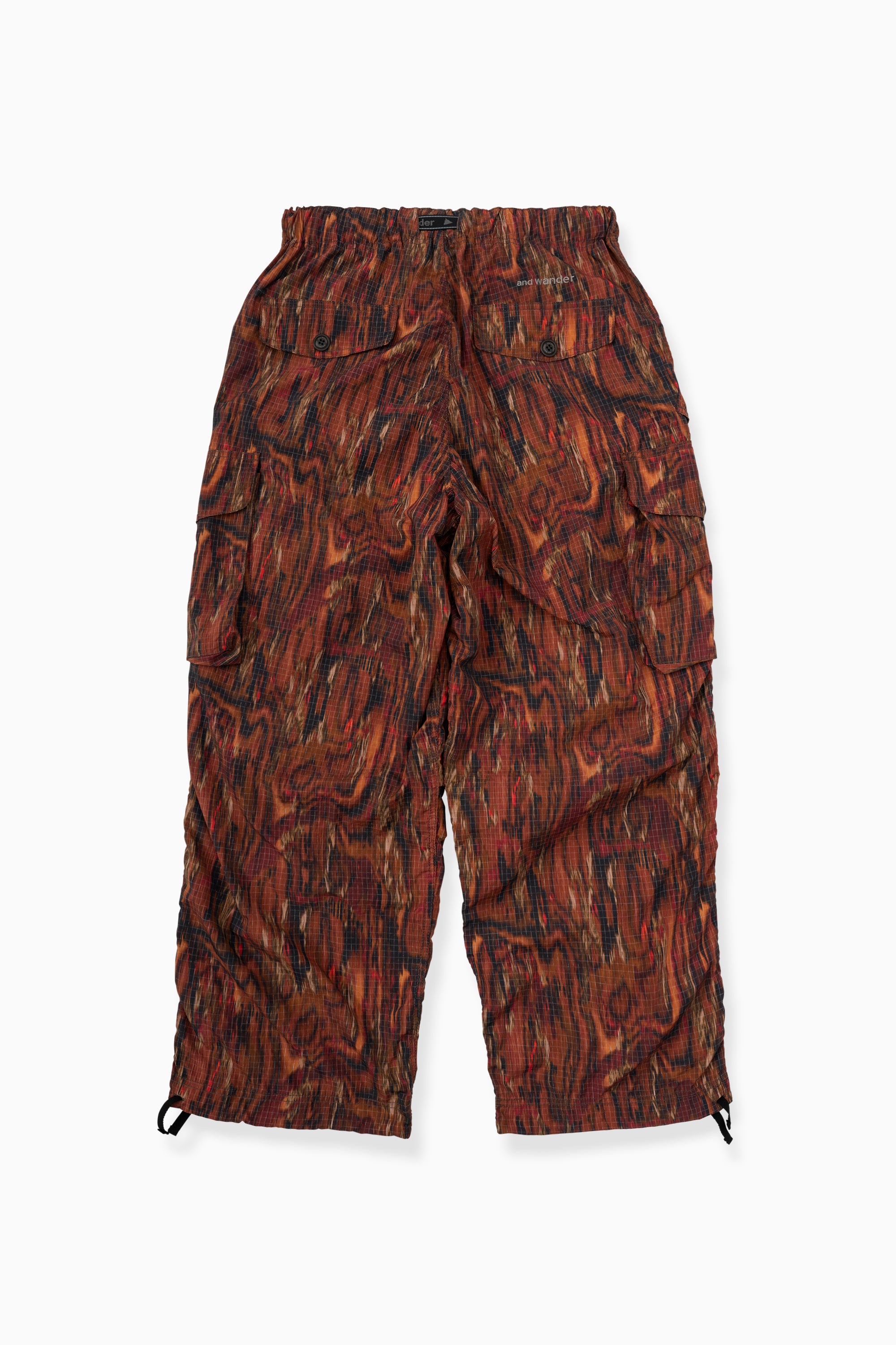 パンツ and wander printed cargo pants And Wander Printed Ripstop Cargo Pants - Red – Totem Brand Co.