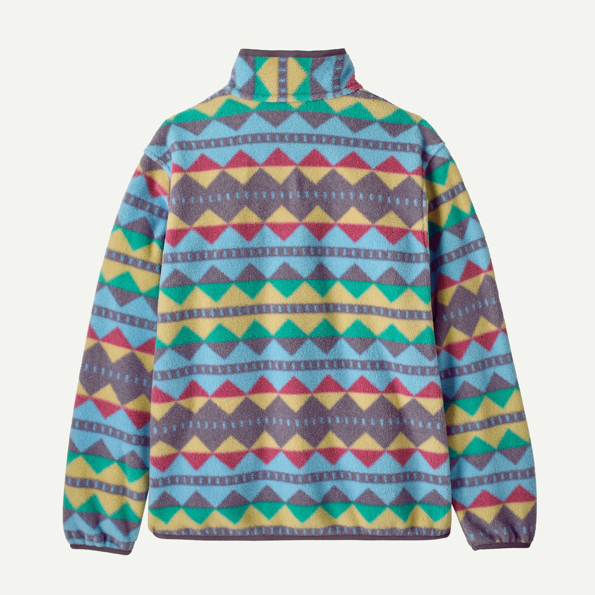 Patagonia K's LW Synch Snap-T P/O - Diamond Stripe: May Grey