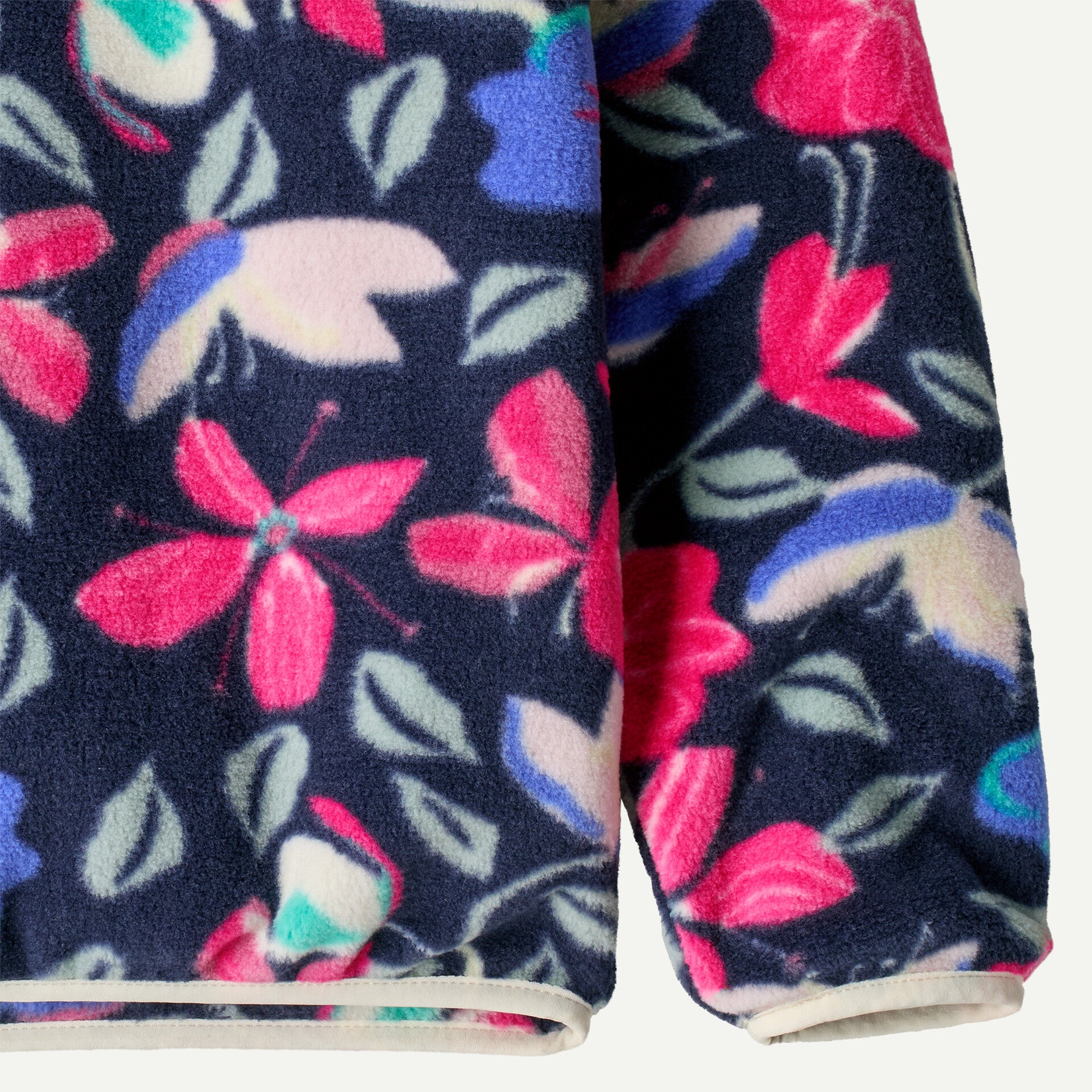 Patagonia K's LW Synch Snap-T P/O - Hopes and Blooms: New Navy