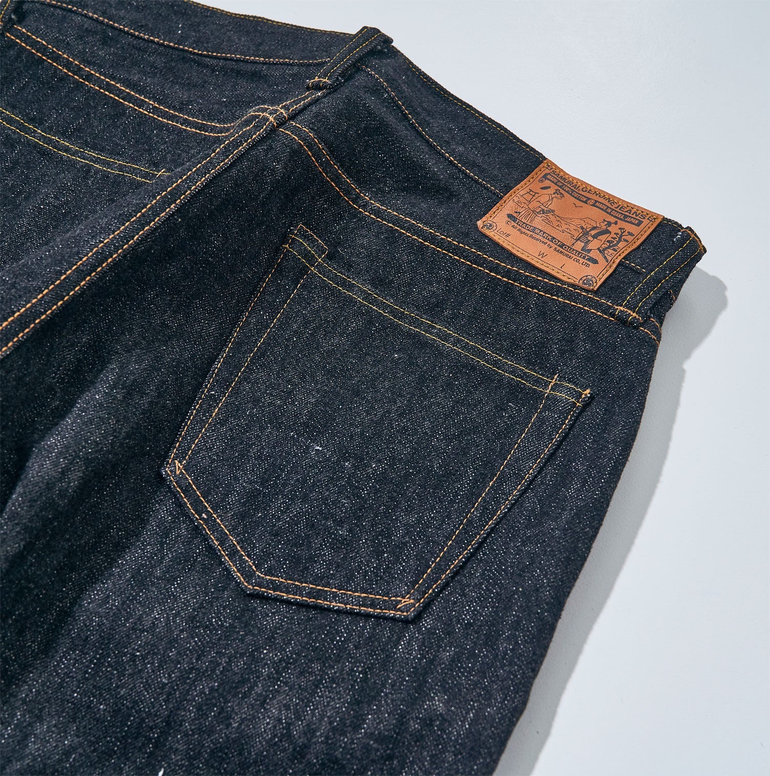 Samurai Jeans [S710XX-BK] - 17oz Sulfide Black Selvedge Jeans
