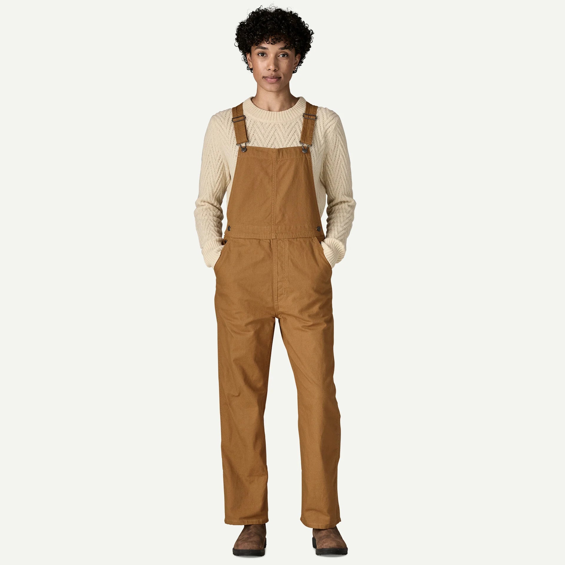 patagonia ベージュ オーバーオール 34 パンツ ファッション 【公式通販】