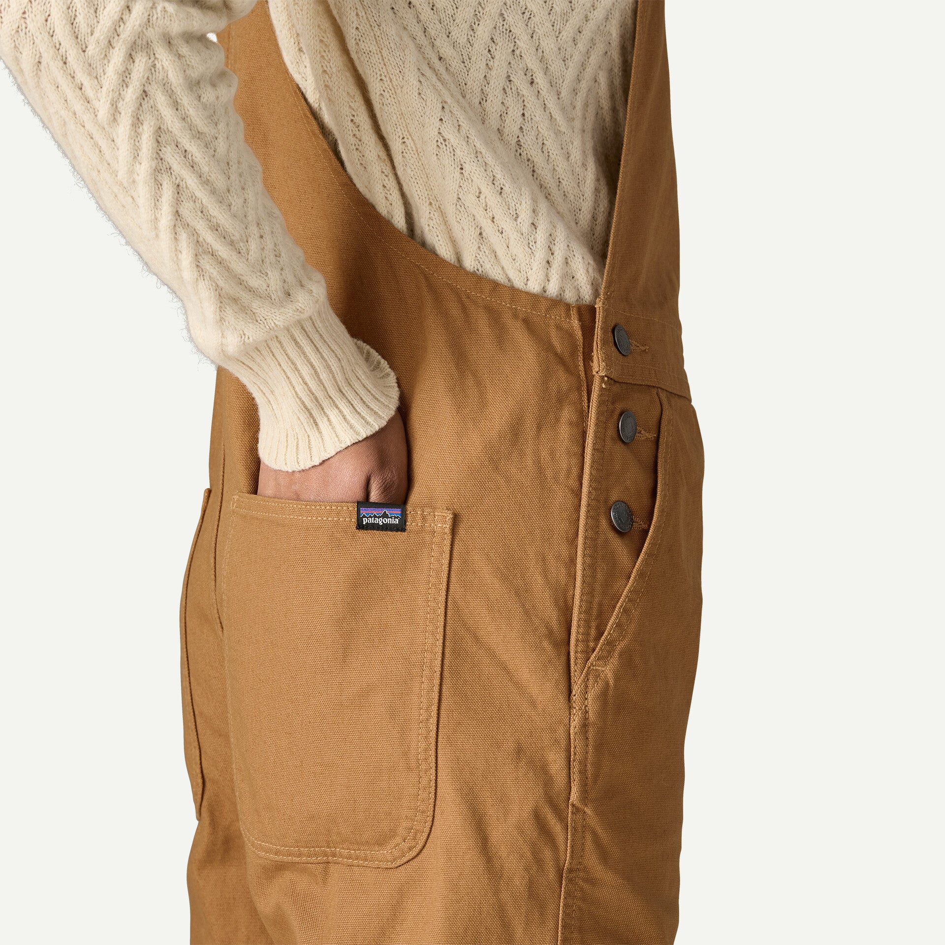 patagonia ブラウンオーバーオール　36 Patagonia Women's Stand Up Cropped Corduroy Overalls