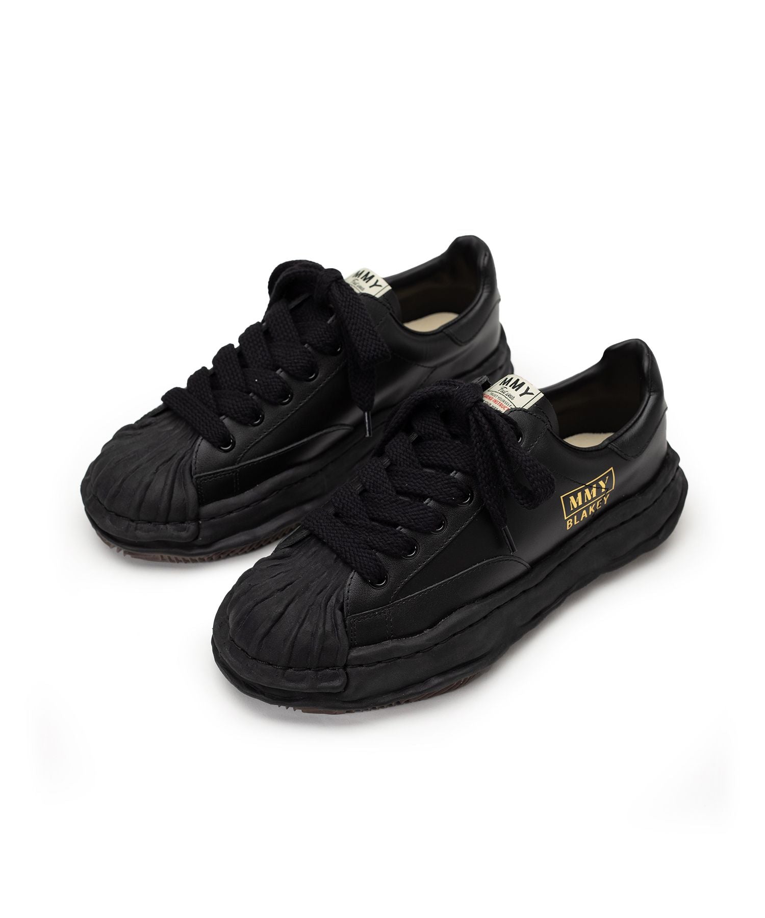 わ*い様 Maison MIHARA YASUHIRO ブラックスニーカー 42 Maison Mihara Yasuhiro - BLAKEY OG Sole Leather Low-top Sneaker