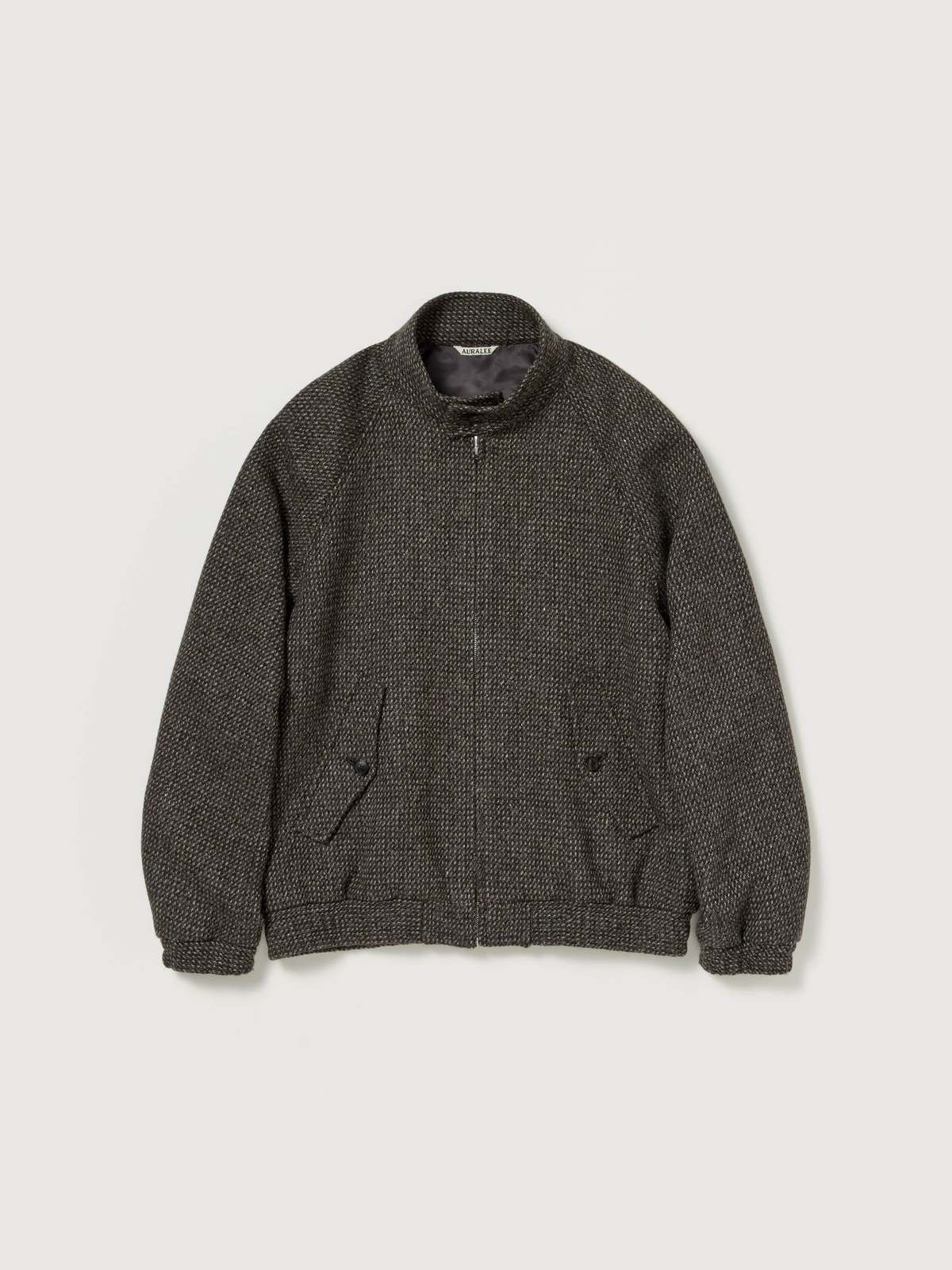 Auralee Alpaca Wool Silk Zip Tweed Blouson – Totem Brand Co.