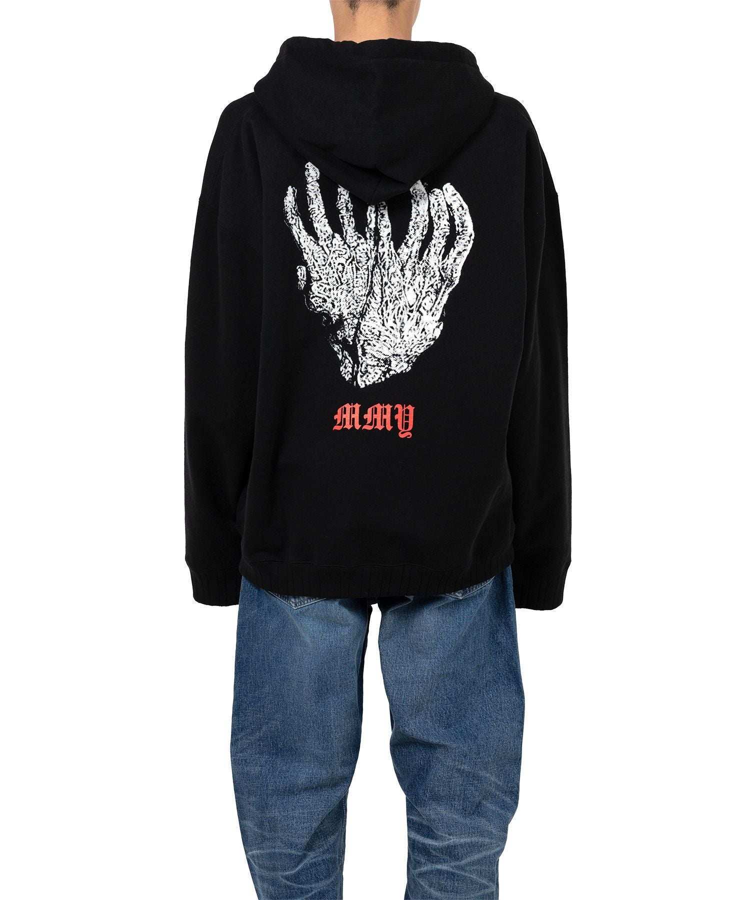 Maison Mihara Yasuhiro - Masses Hands Print Hoodie - Black – Totem