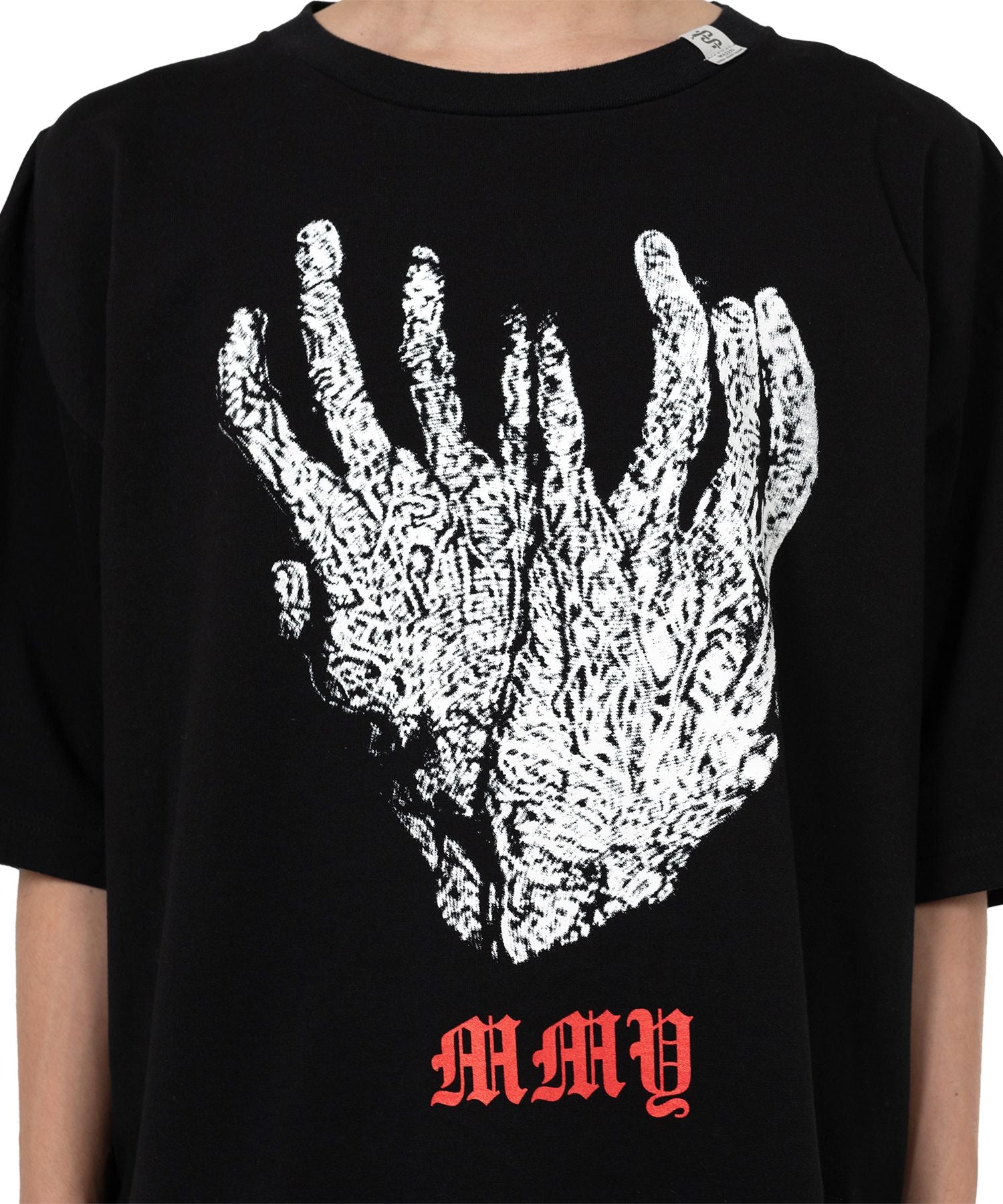 Maison Mihara Yasuhiro - Masses Hands Print T-Shirt - Black