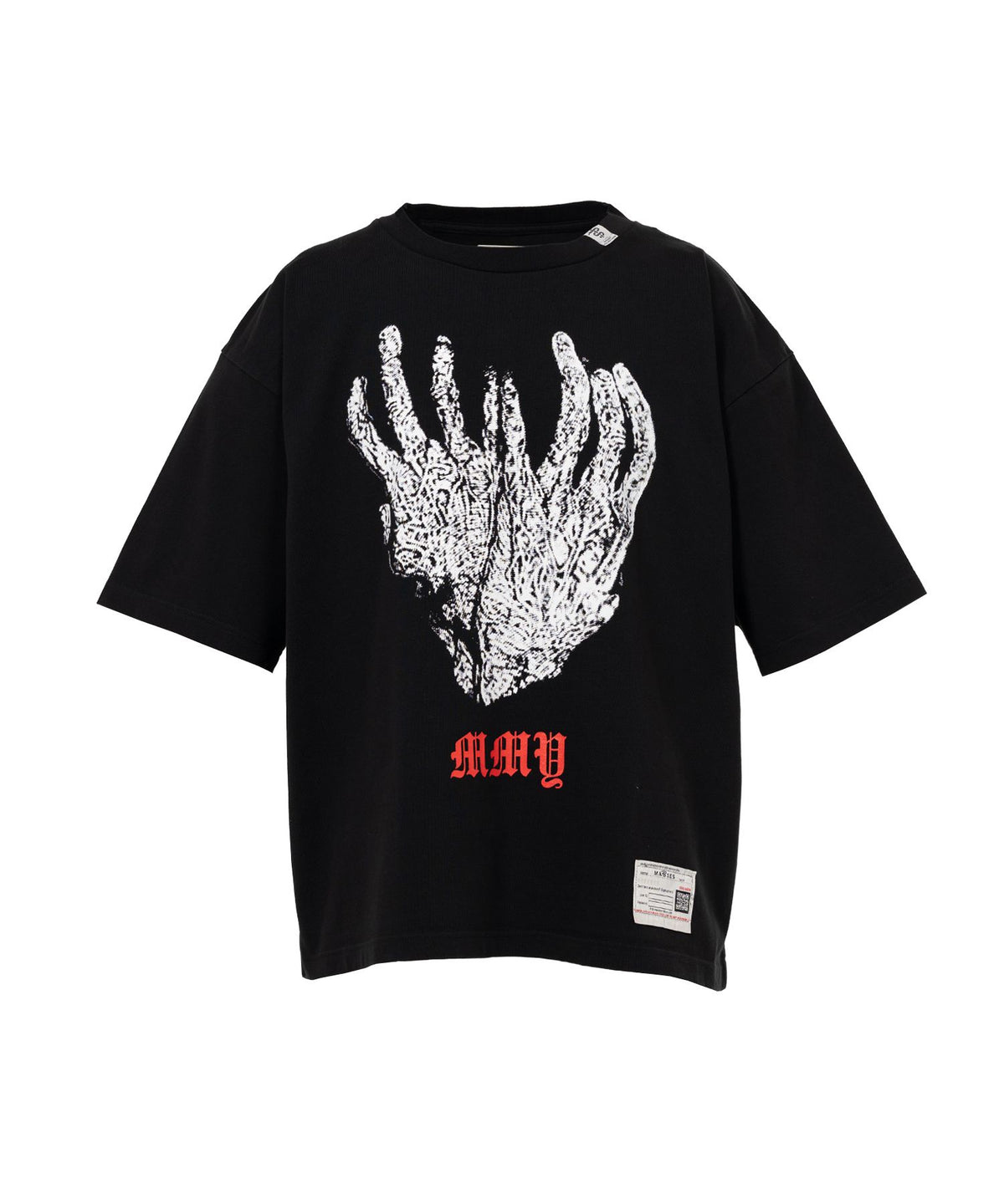Maison Mihara Yasuhiro - Masses Hands Print T-Shirt - Black 